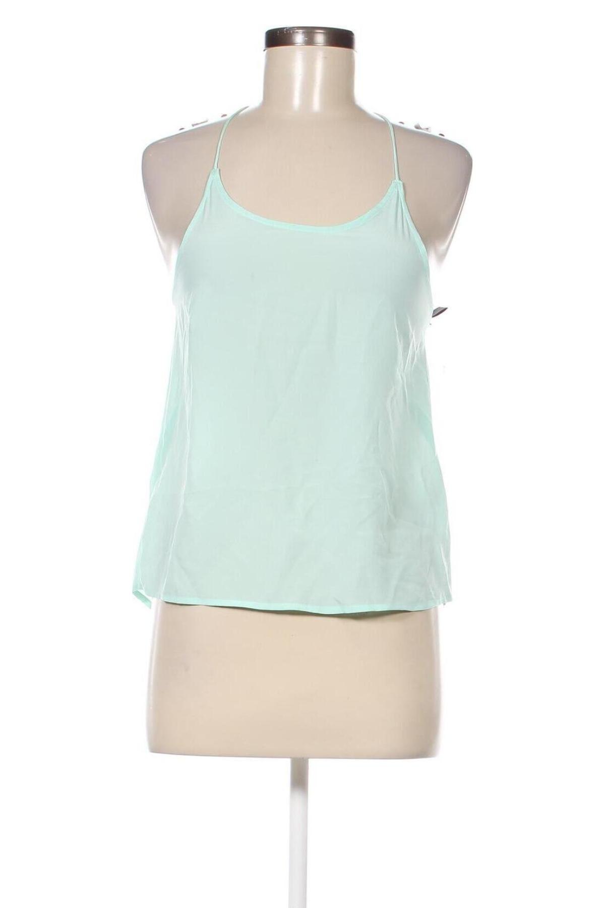Γυναικείο αμάνικο μπλουζάκι H&M, Μέγεθος M, Χρώμα Μπλέ, Τιμή 2,41 €