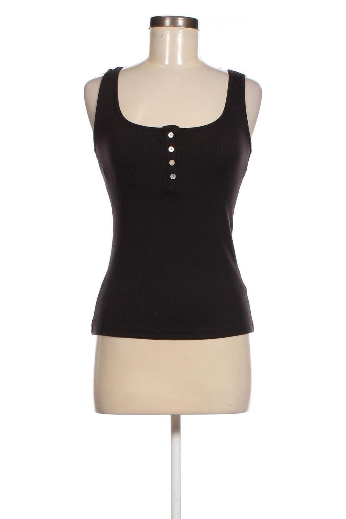 Γυναικείο αμάνικο μπλουζάκι H&M, Μέγεθος M, Χρώμα Μαύρο, Τιμή 3,97 €