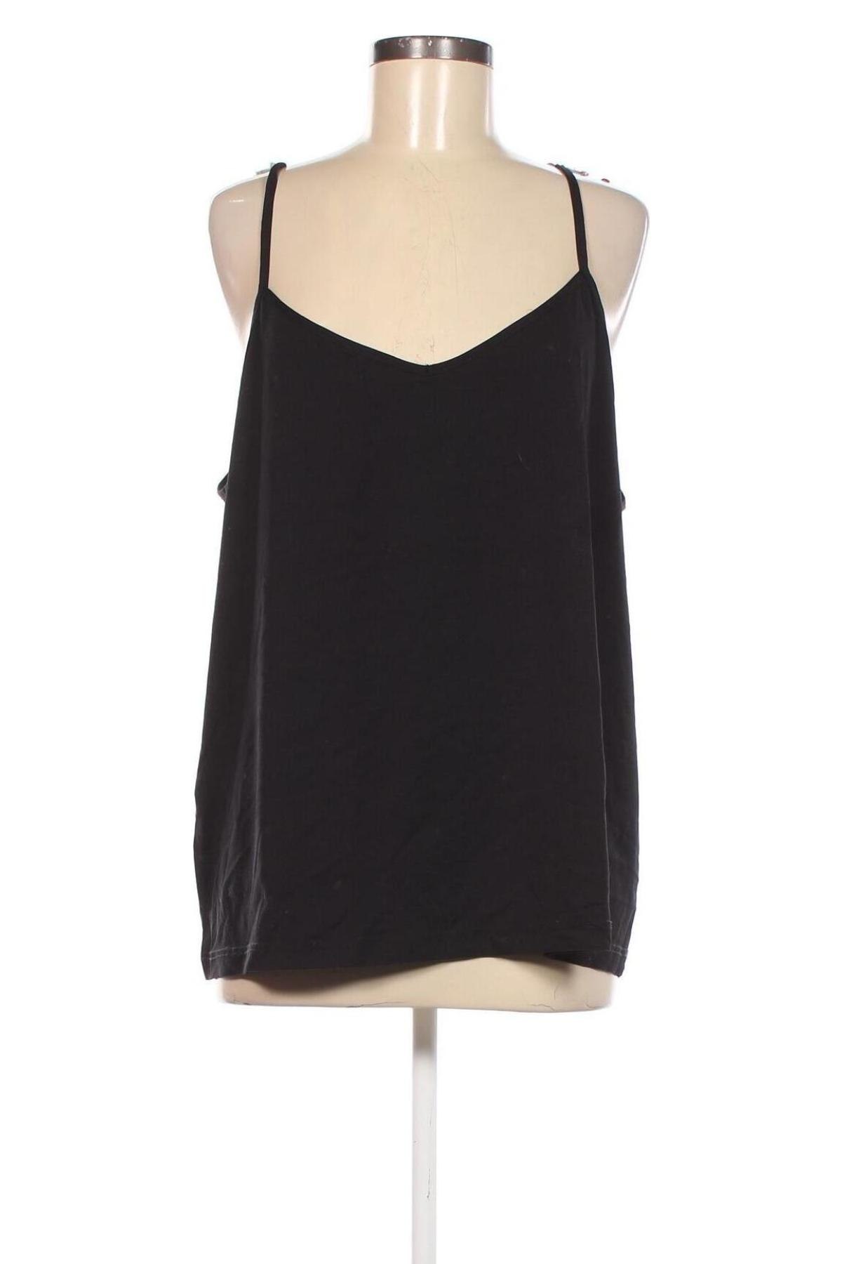 Γυναικείο αμάνικο μπλουζάκι H&M B'B, Μέγεθος 3XL, Χρώμα Μαύρο, Τιμή 4,66 €