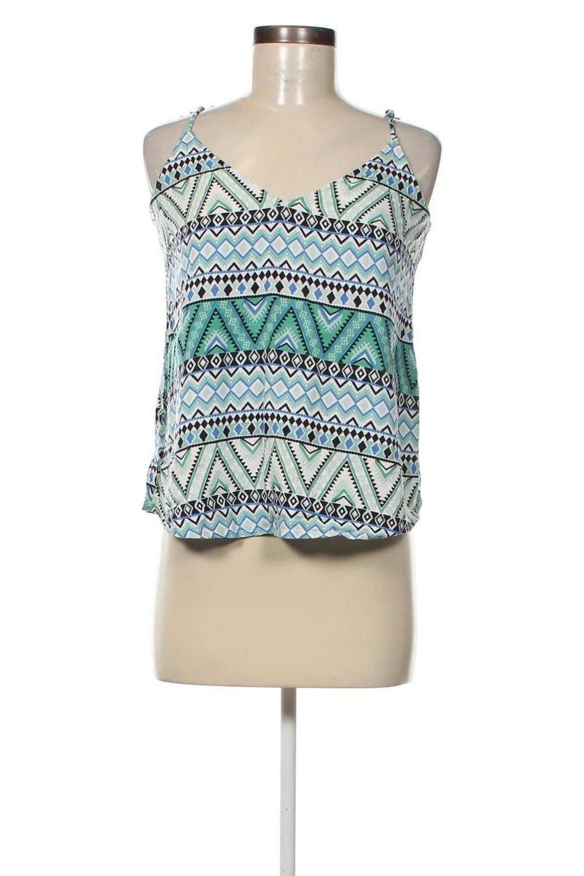 Γυναικείο αμάνικο μπλουζάκι H&M Divided, Μέγεθος L, Χρώμα Πολύχρωμο, Τιμή 3,39 €