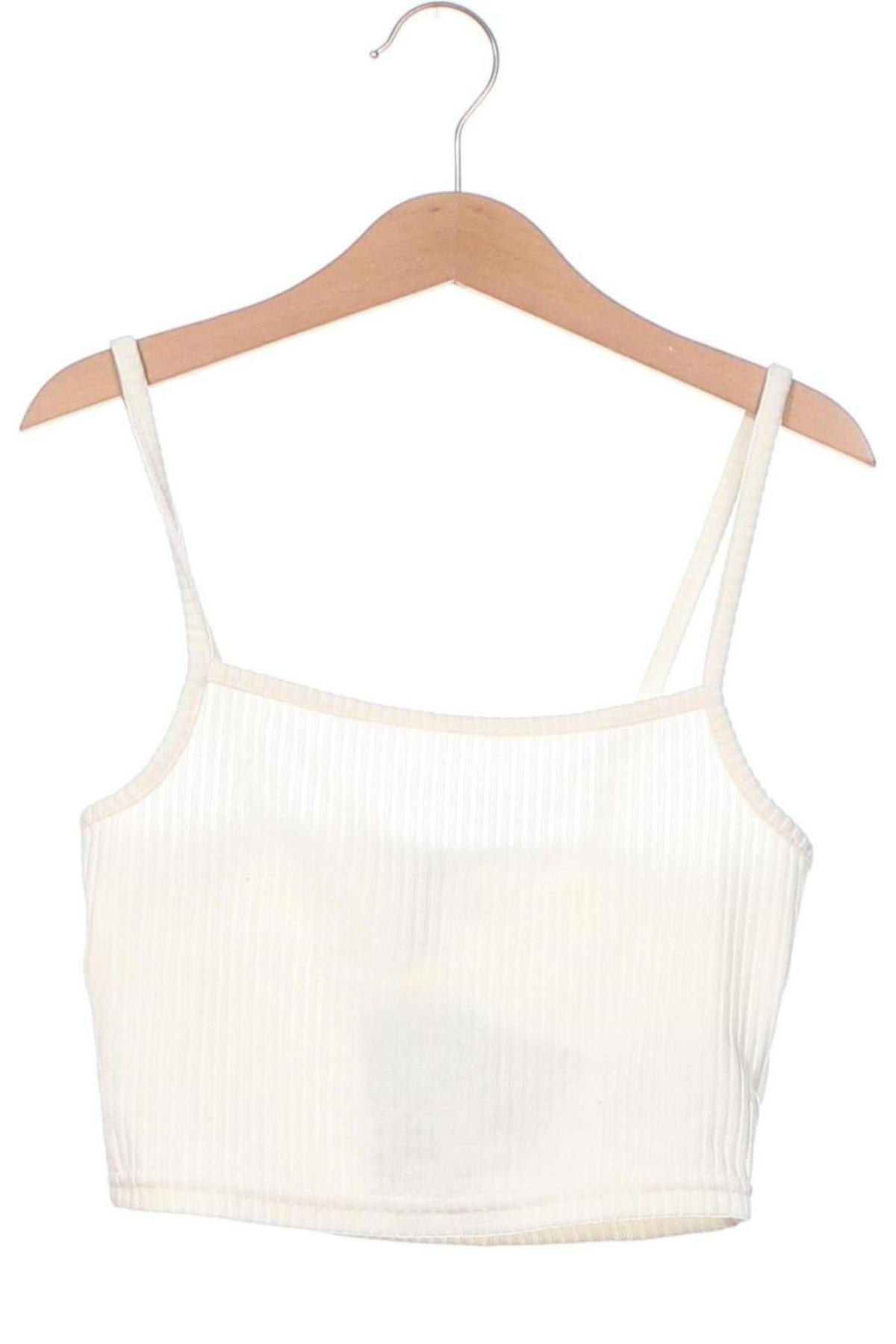 Γυναικείο αμάνικο μπλουζάκι H&M Divided, Μέγεθος XS, Χρώμα Λευκό, Τιμή 6,13 €
