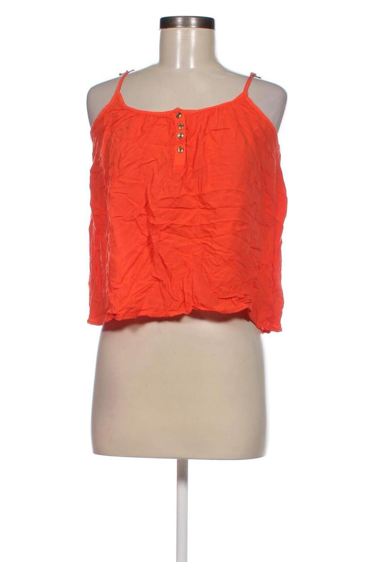 Γυναικείο αμάνικο μπλουζάκι H&M Divided, Μέγεθος S, Χρώμα Πορτοκαλί, Τιμή 2,41 €