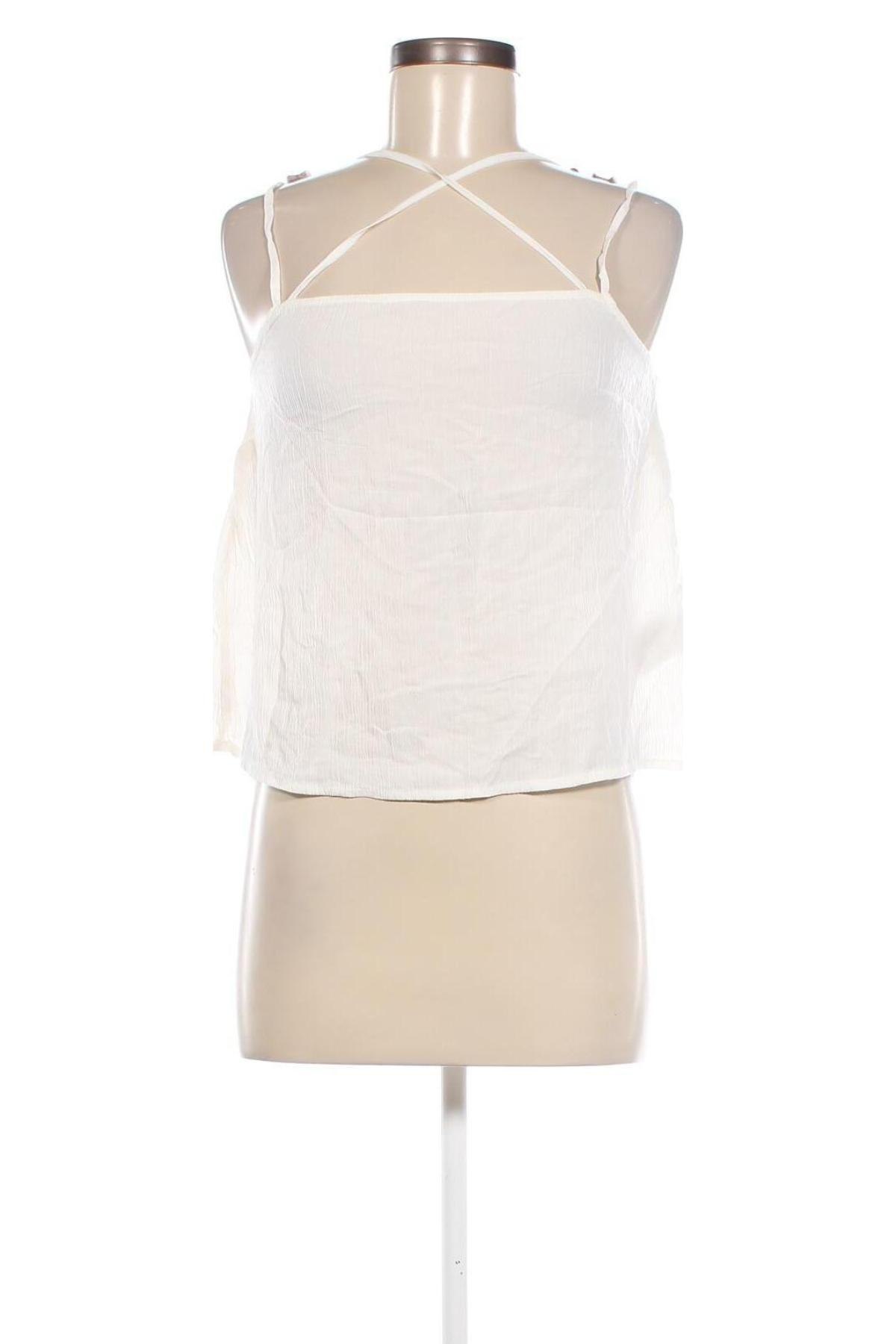 Γυναικείο αμάνικο μπλουζάκι H&M Divided, Μέγεθος M, Χρώμα Λευκό, Τιμή 2,89 €