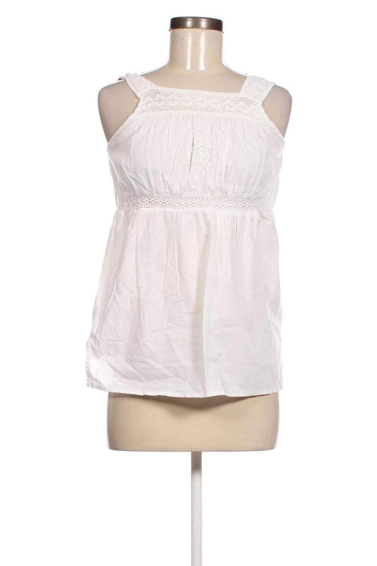Γυναικείο αμάνικο μπλουζάκι HHG, Μέγεθος M, Χρώμα Λευκό, Τιμή 5,01 €