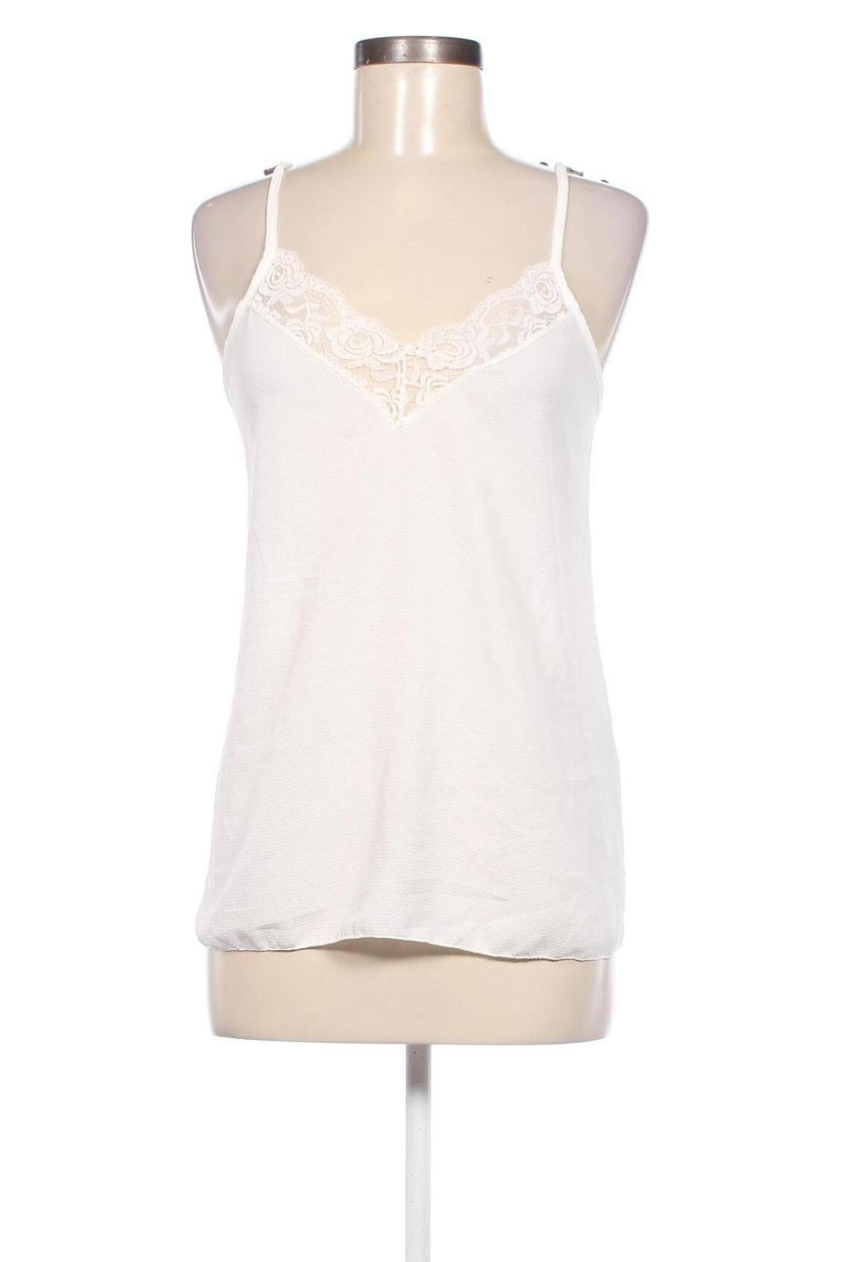 Γυναικείο αμάνικο μπλουζάκι Haily`s, Μέγεθος M, Χρώμα Λευκό, Τιμή 3,46 €