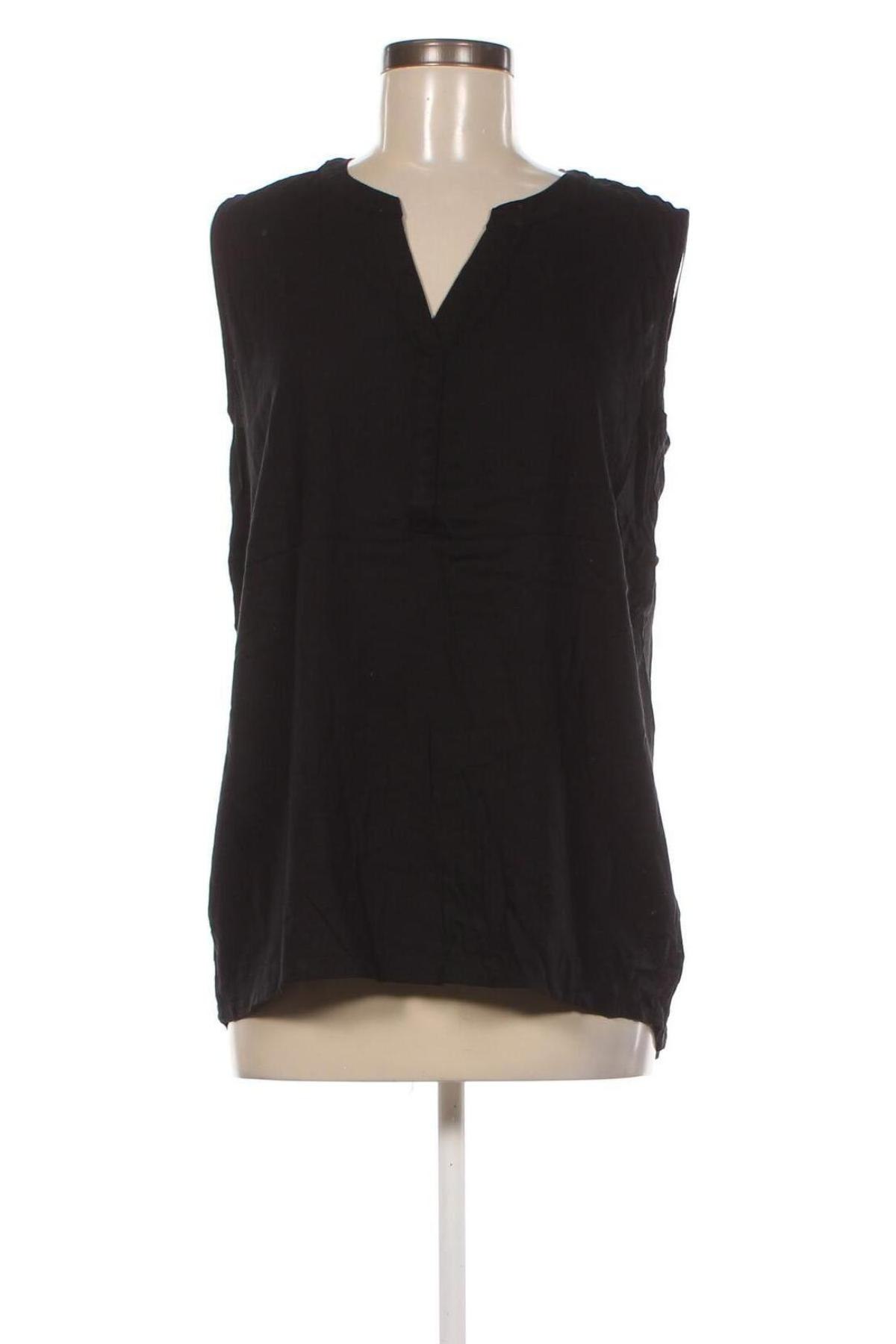 Γυναικείο αμάνικο μπλουζάκι Jean Pascale, Μέγεθος L, Χρώμα Μαύρο, Τιμή 4,18 €