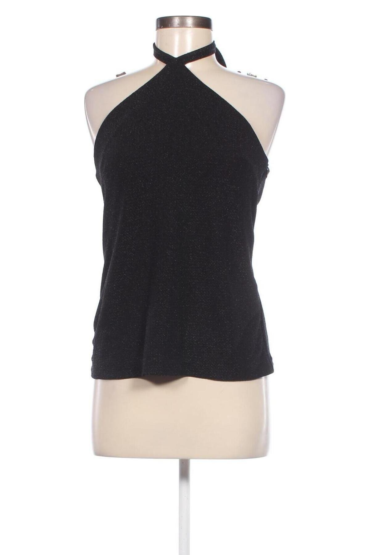 Γυναικείο αμάνικο μπλουζάκι Mango, Μέγεθος M, Χρώμα Μαύρο, Τιμή 2,48 €