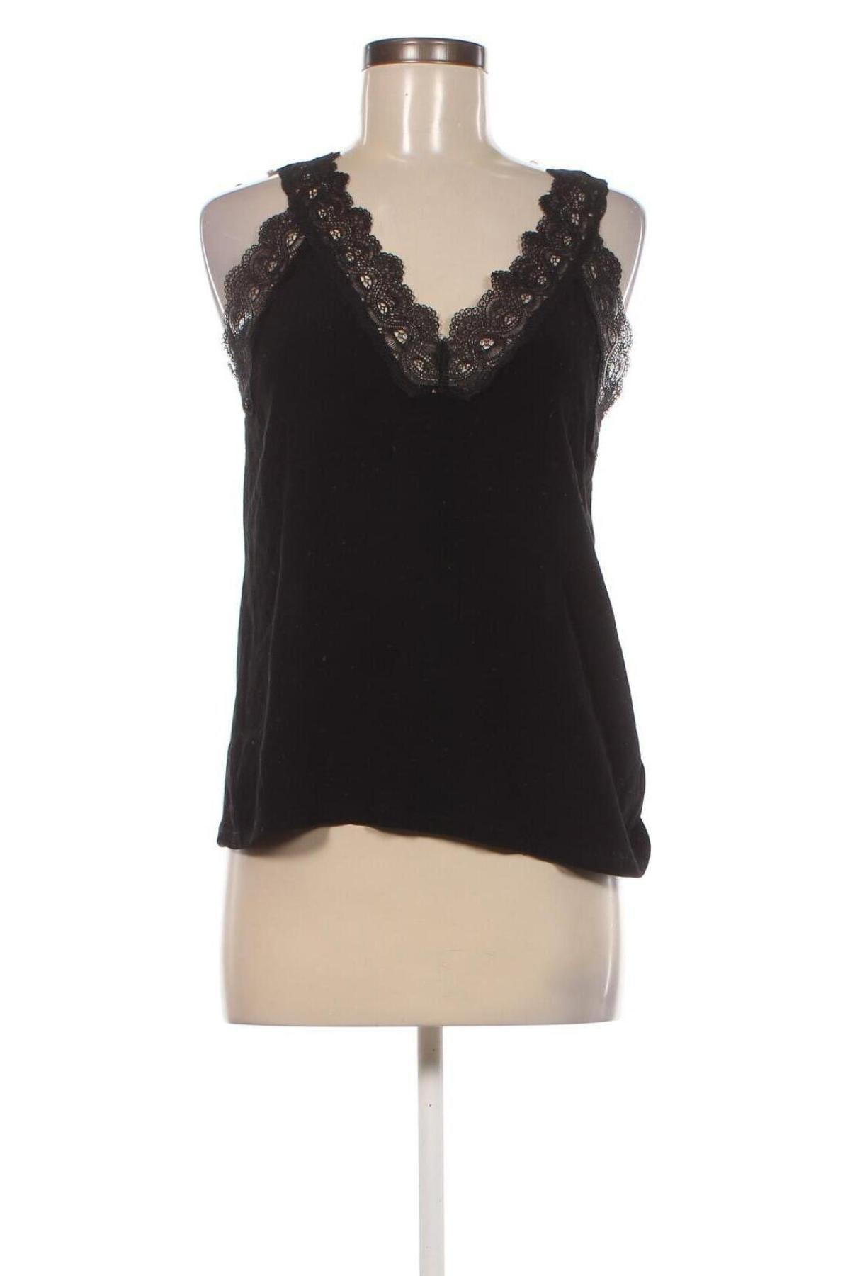Γυναικείο αμάνικο μπλουζάκι Massimo Dutti, Μέγεθος M, Χρώμα Μαύρο, Τιμή 29,74 €