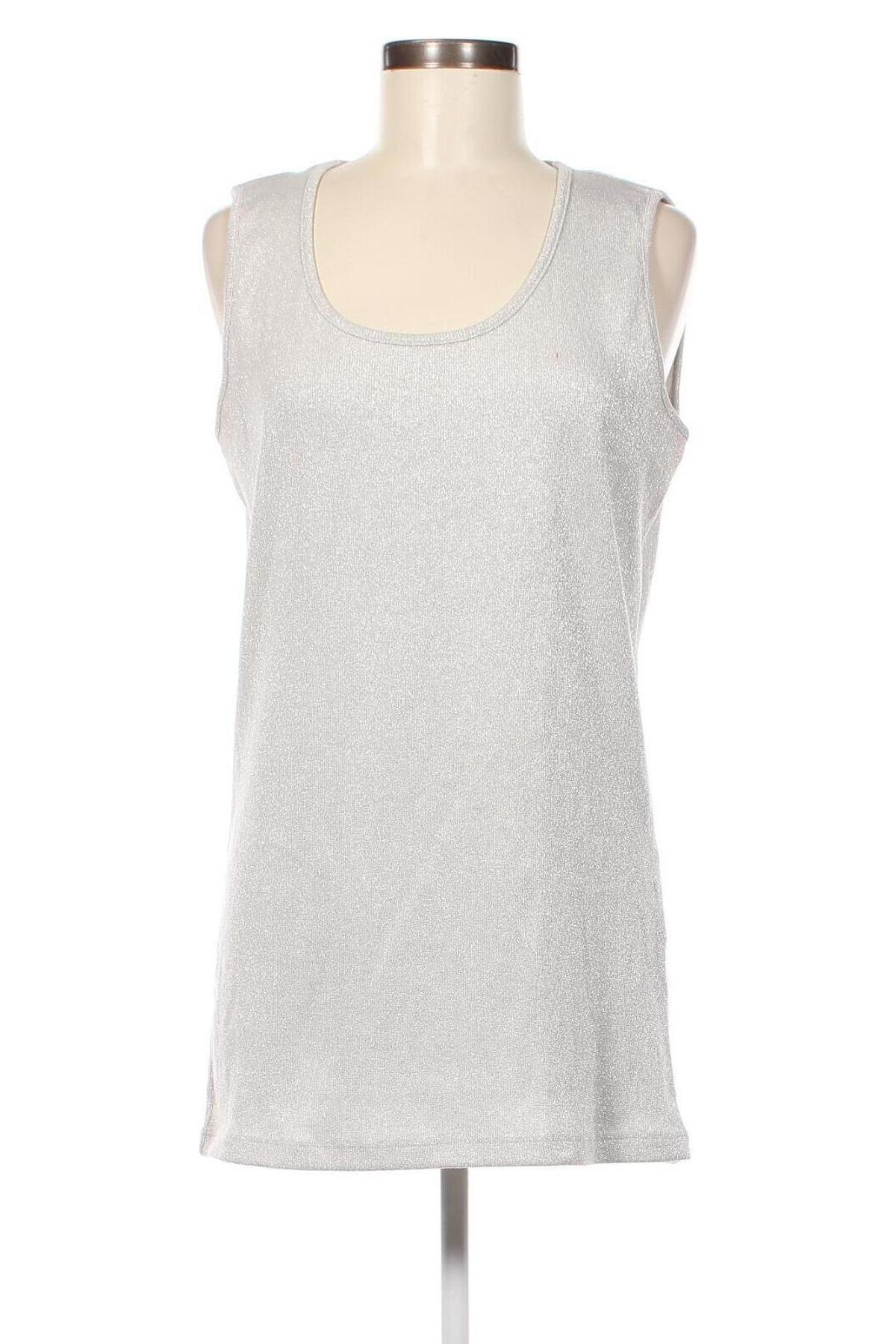 Γυναικείο αμάνικο μπλουζάκι My Own, Μέγεθος XL, Χρώμα Ασημί, Τιμή 3,94 €