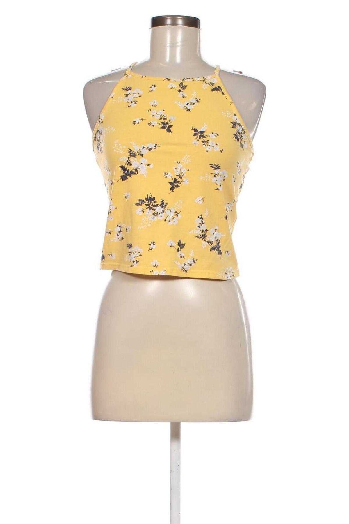 Γυναικείο αμάνικο μπλουζάκι New Look, Μέγεθος M, Χρώμα Κίτρινο, Τιμή 3,81 €