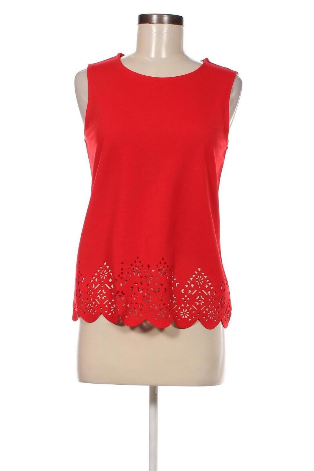 Γυναικείο αμάνικο μπλουζάκι New Look, Μέγεθος S, Χρώμα Κόκκινο, Τιμή 3,99 €