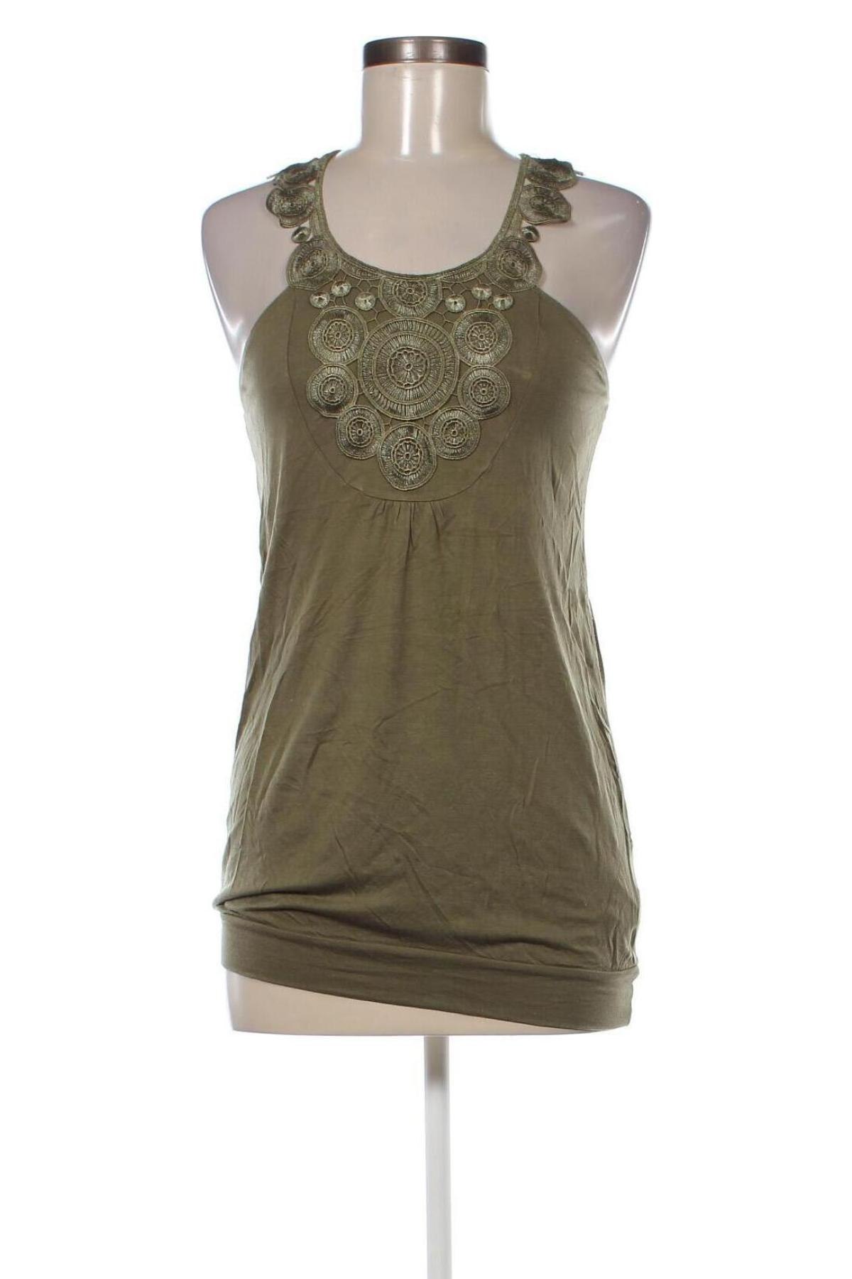 Damska koszulka na ramiączkach Orsay, Rozmiar S, Kolor Zielony, Cena 14,55 zł