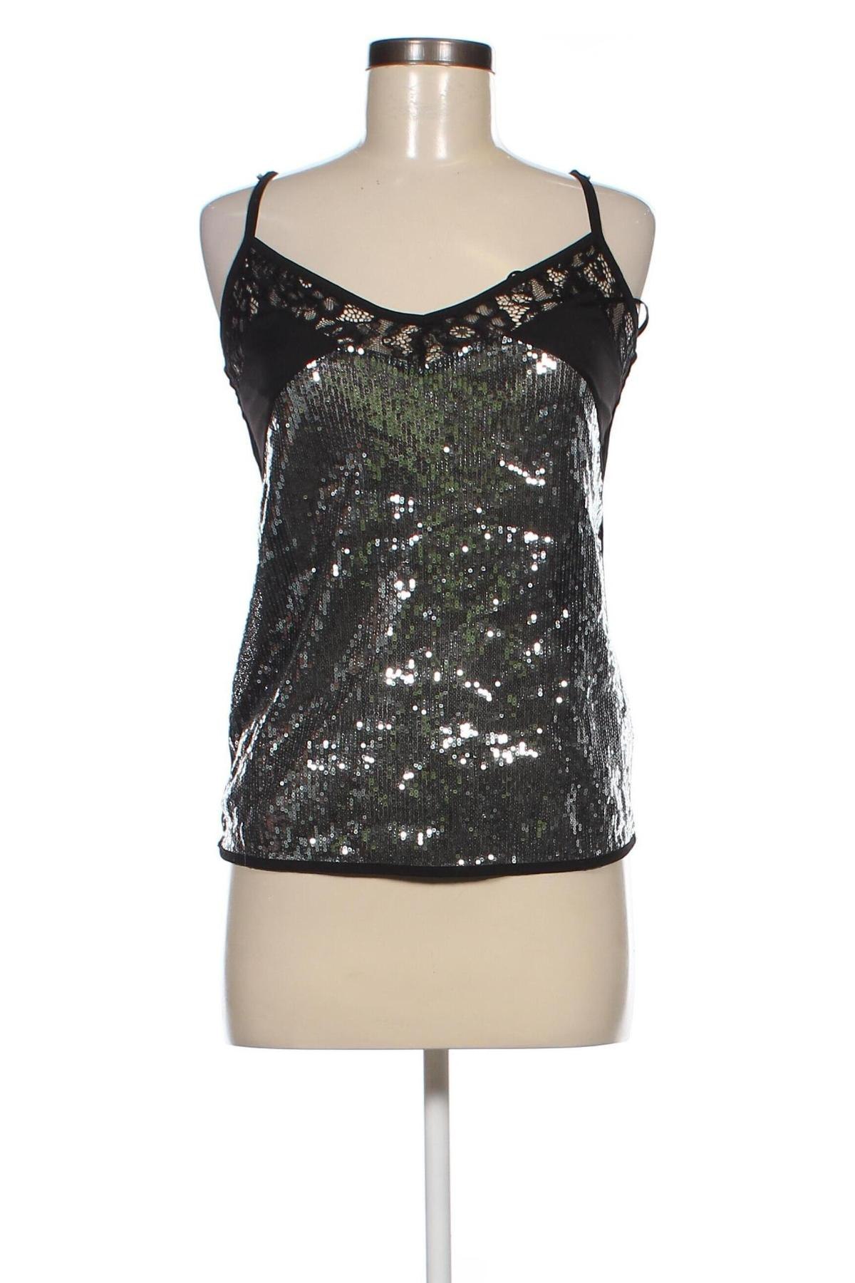 Γυναικείο αμάνικο μπλουζάκι Orsay, Μέγεθος XS, Χρώμα Μαύρο, Τιμή 2,41 €