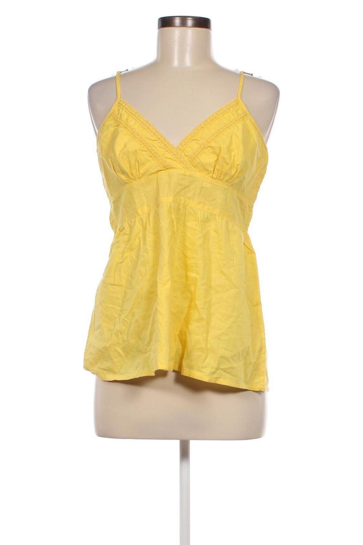 Γυναικείο αμάνικο μπλουζάκι Orsay, Μέγεθος S, Χρώμα Κίτρινο, Τιμή 3,22 €