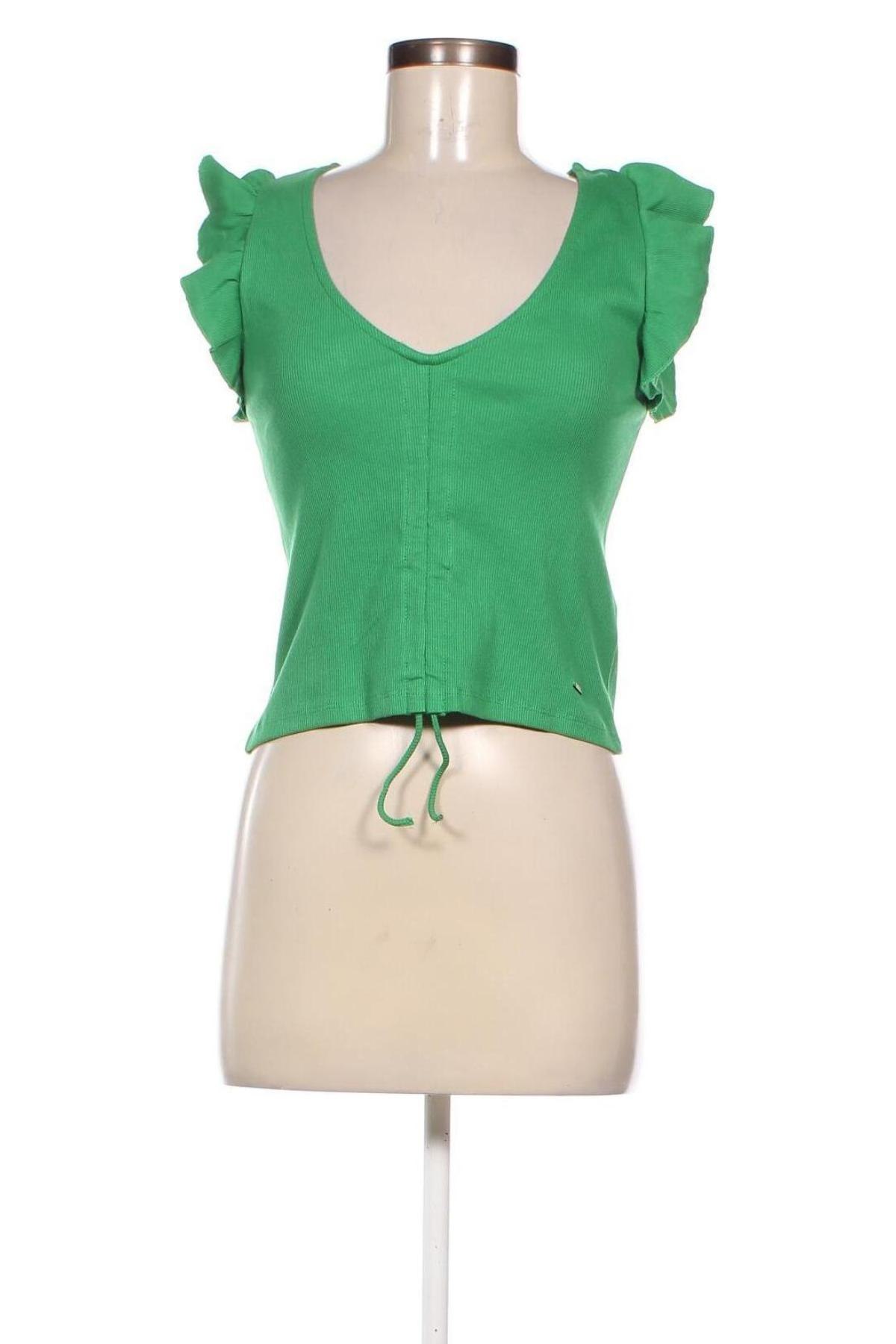 Tricou de damă Pepe Jeans, Mărime S, Culoare Verde, Preț 203,95 Lei