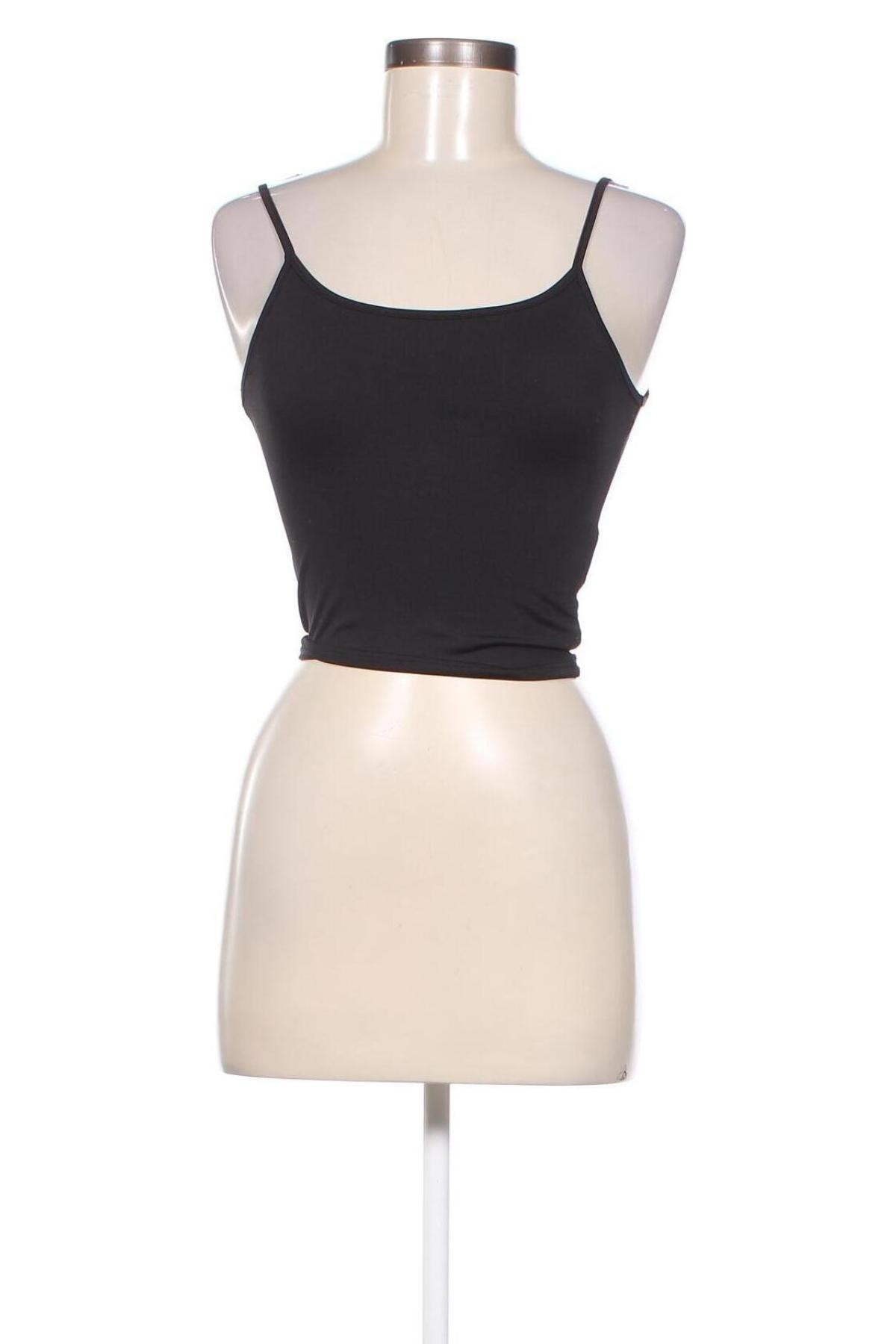 Γυναικείο αμάνικο μπλουζάκι Pull&Bear, Μέγεθος XS, Χρώμα Μαύρο, Τιμή 6,28 €