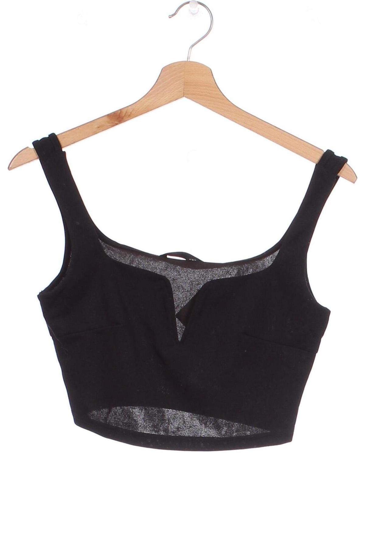 Γυναικείο αμάνικο μπλουζάκι SHEIN, Μέγεθος XS, Χρώμα Μαύρο, Τιμή 2,41 €