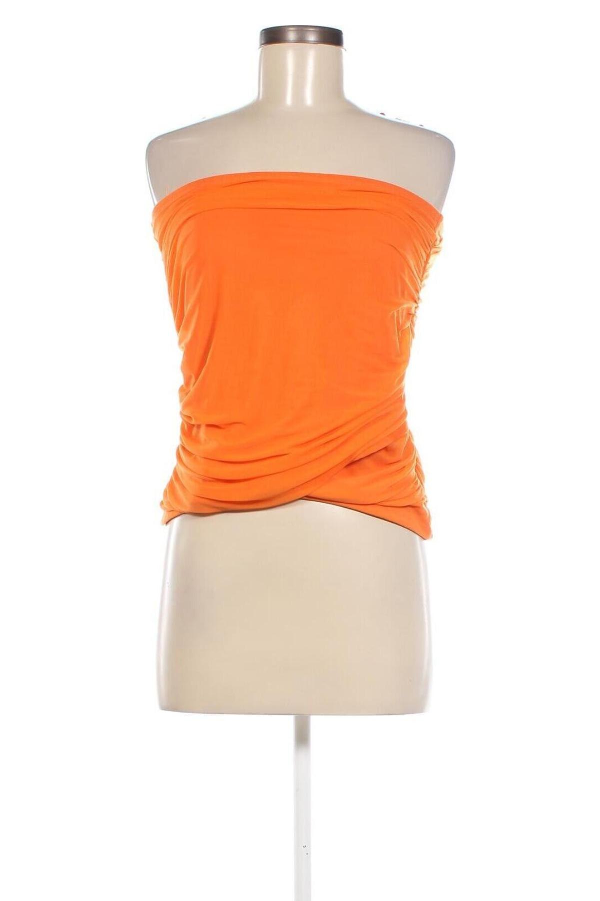 Γυναικείο αμάνικο μπλουζάκι SHEIN, Μέγεθος M, Χρώμα Πορτοκαλί, Τιμή 2,89 €