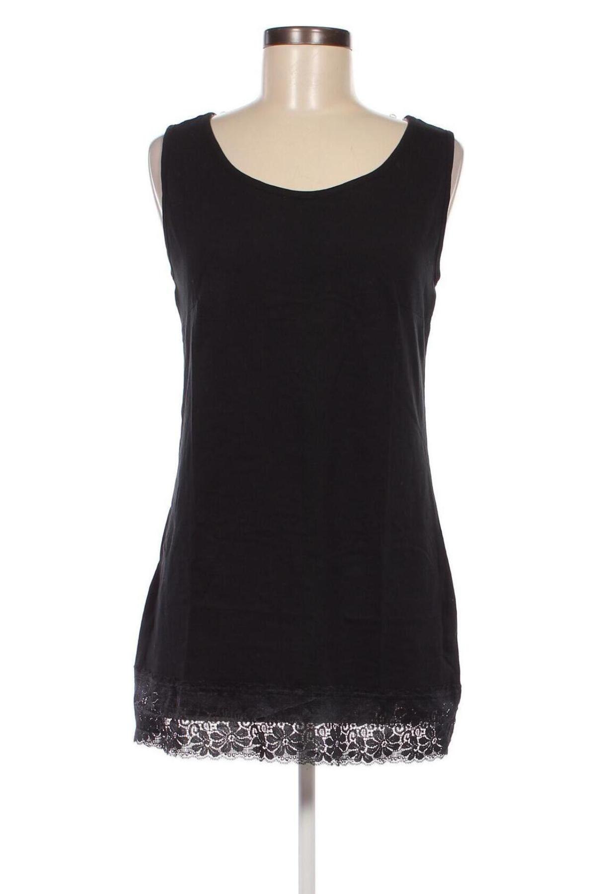 Γυναικείο αμάνικο μπλουζάκι Sheego, Μέγεθος M, Χρώμα Μαύρο, Τιμή 6,39 €