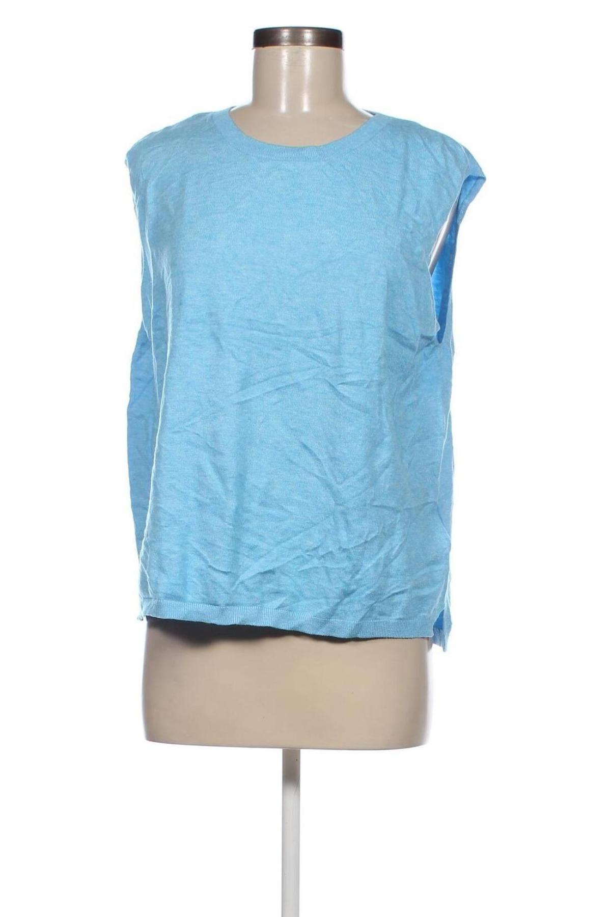 Γυναικείο αμάνικο μπλουζάκι Street One, Μέγεθος L, Χρώμα Μπλέ, Τιμή 4,50 €