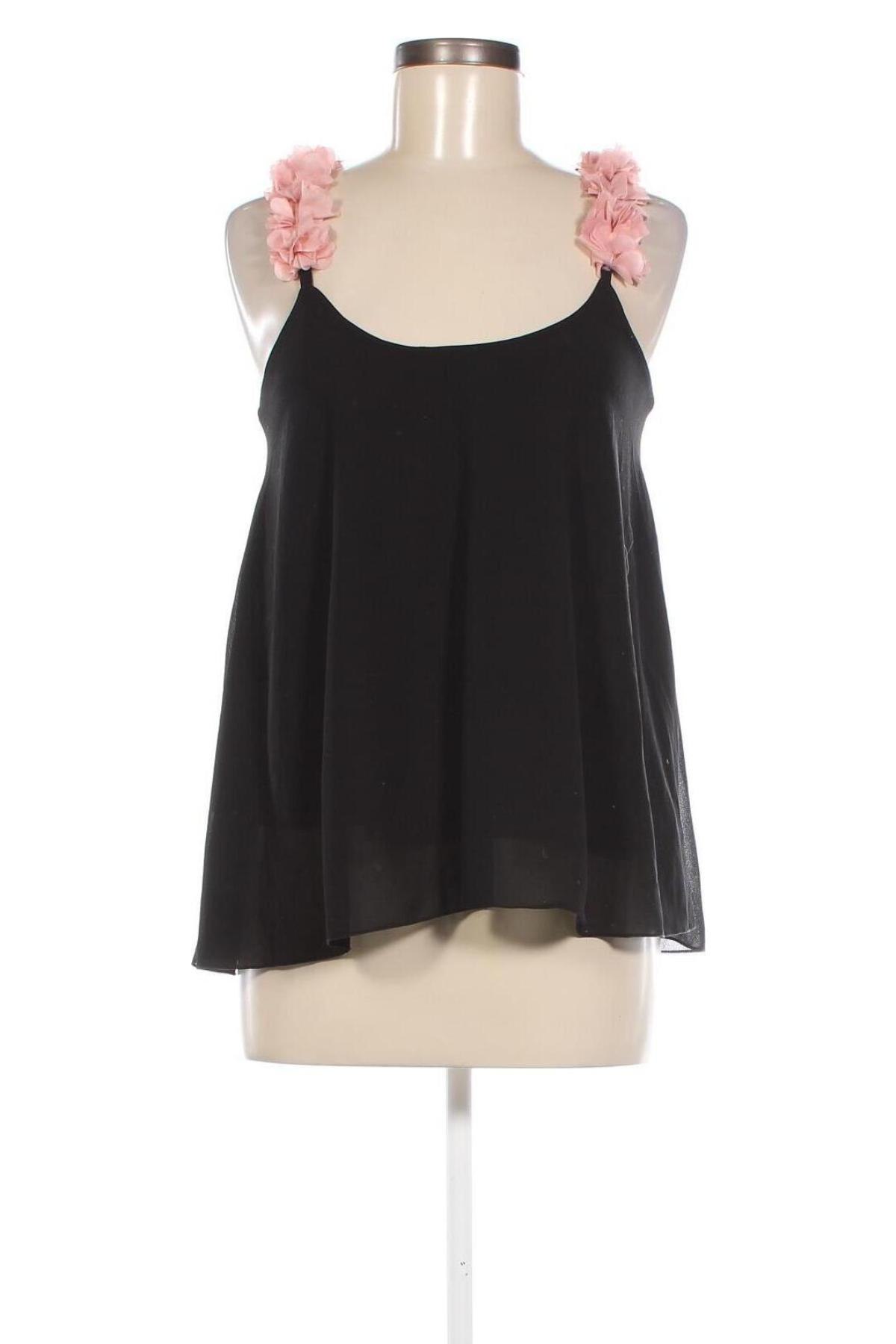 Γυναικείο αμάνικο μπλουζάκι Styleboom, Μέγεθος M, Χρώμα Μαύρο, Τιμή 2,41 €
