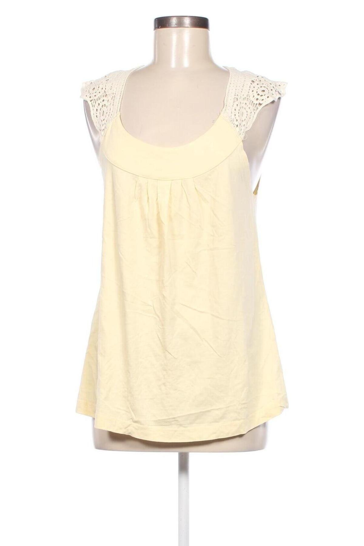 Γυναικείο αμάνικο μπλουζάκι Sublevel, Μέγεθος L, Χρώμα Κίτρινο, Τιμή 8,04 €