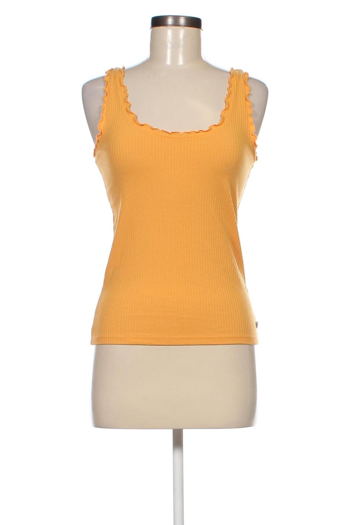 Γυναικείο αμάνικο μπλουζάκι Tom Tailor, Μέγεθος S, Χρώμα Κίτρινο, Τιμή 2,60 €