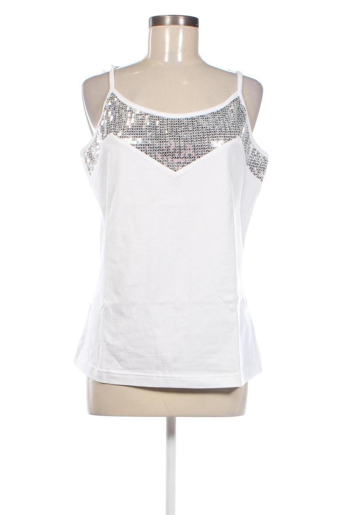 Γυναικείο αμάνικο μπλουζάκι Trend, Μέγεθος XL, Χρώμα Λευκό, Τιμή 12,63 €