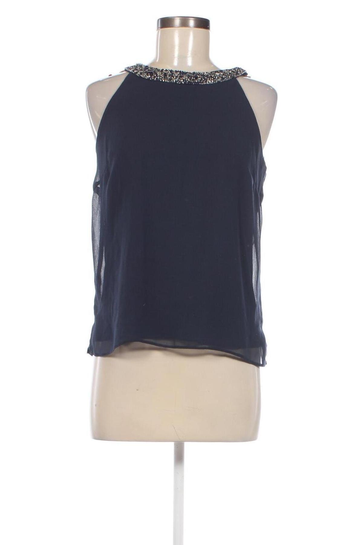 Γυναικείο αμάνικο μπλουζάκι VILA, Μέγεθος S, Χρώμα Μπλέ, Τιμή 4,12 €