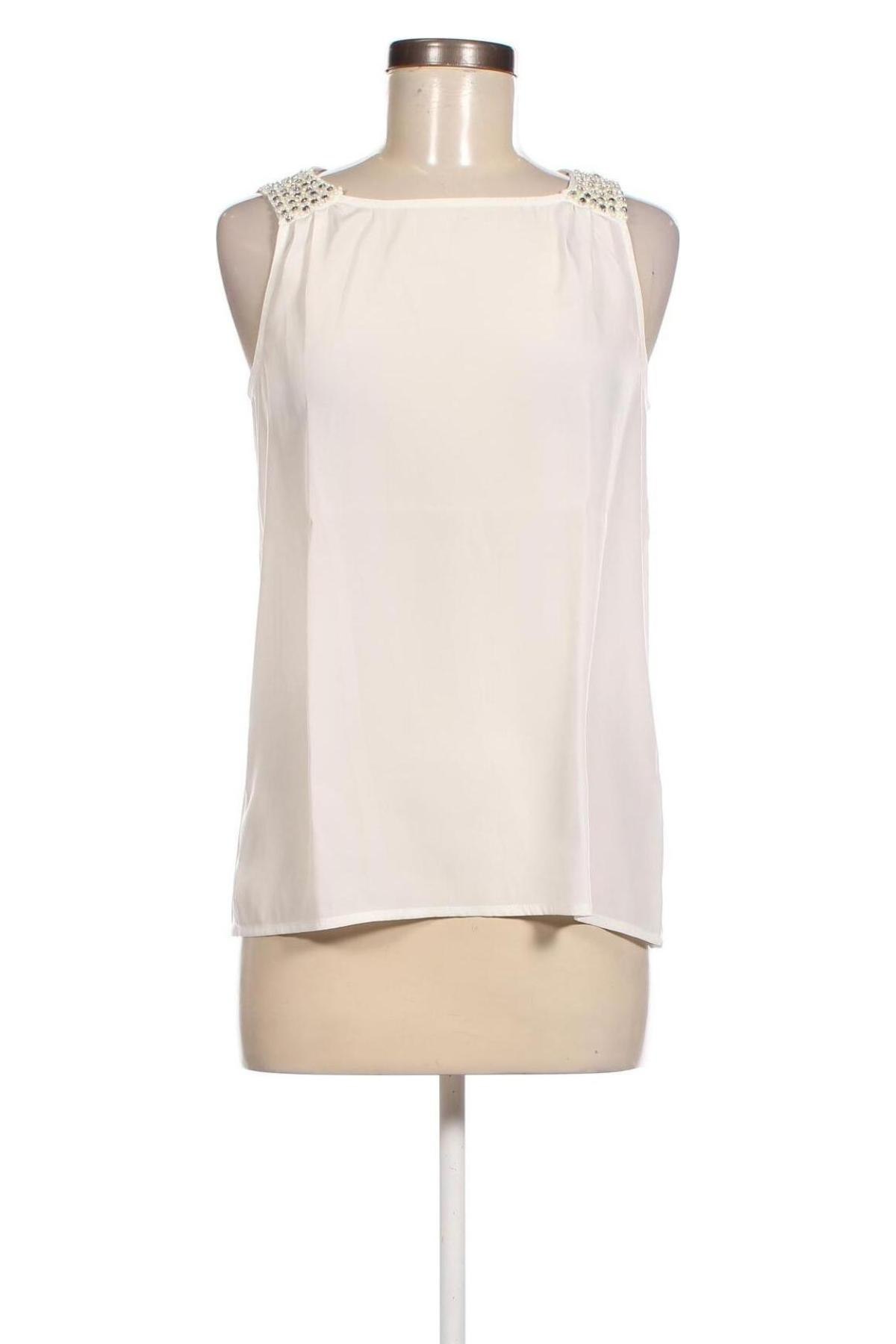 Γυναικείο αμάνικο μπλουζάκι Vero Moda, Μέγεθος S, Χρώμα Λευκό, Τιμή 3,99 €