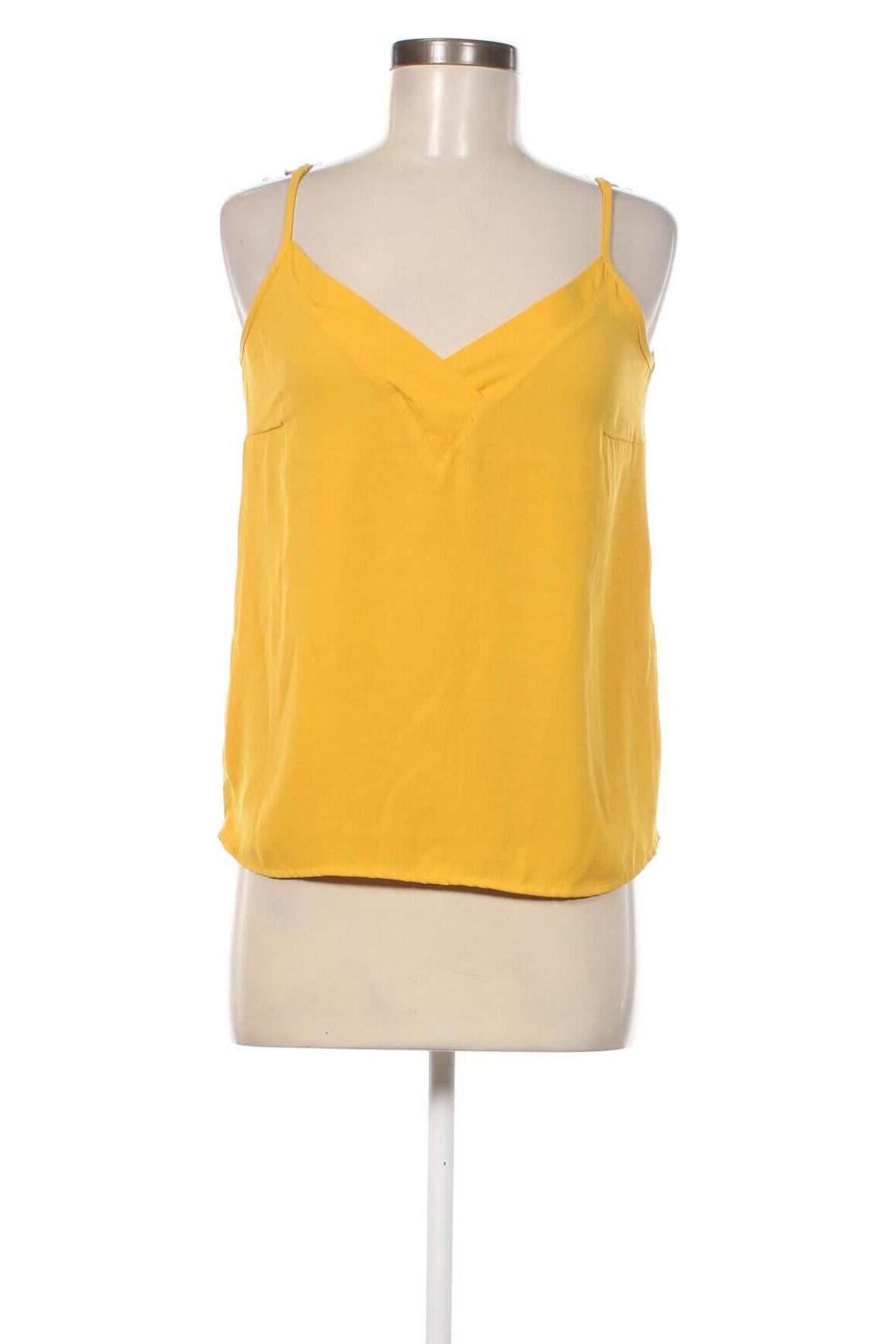 Γυναικείο αμάνικο μπλουζάκι Vero Moda, Μέγεθος S, Χρώμα Κίτρινο, Τιμή 4,20 €