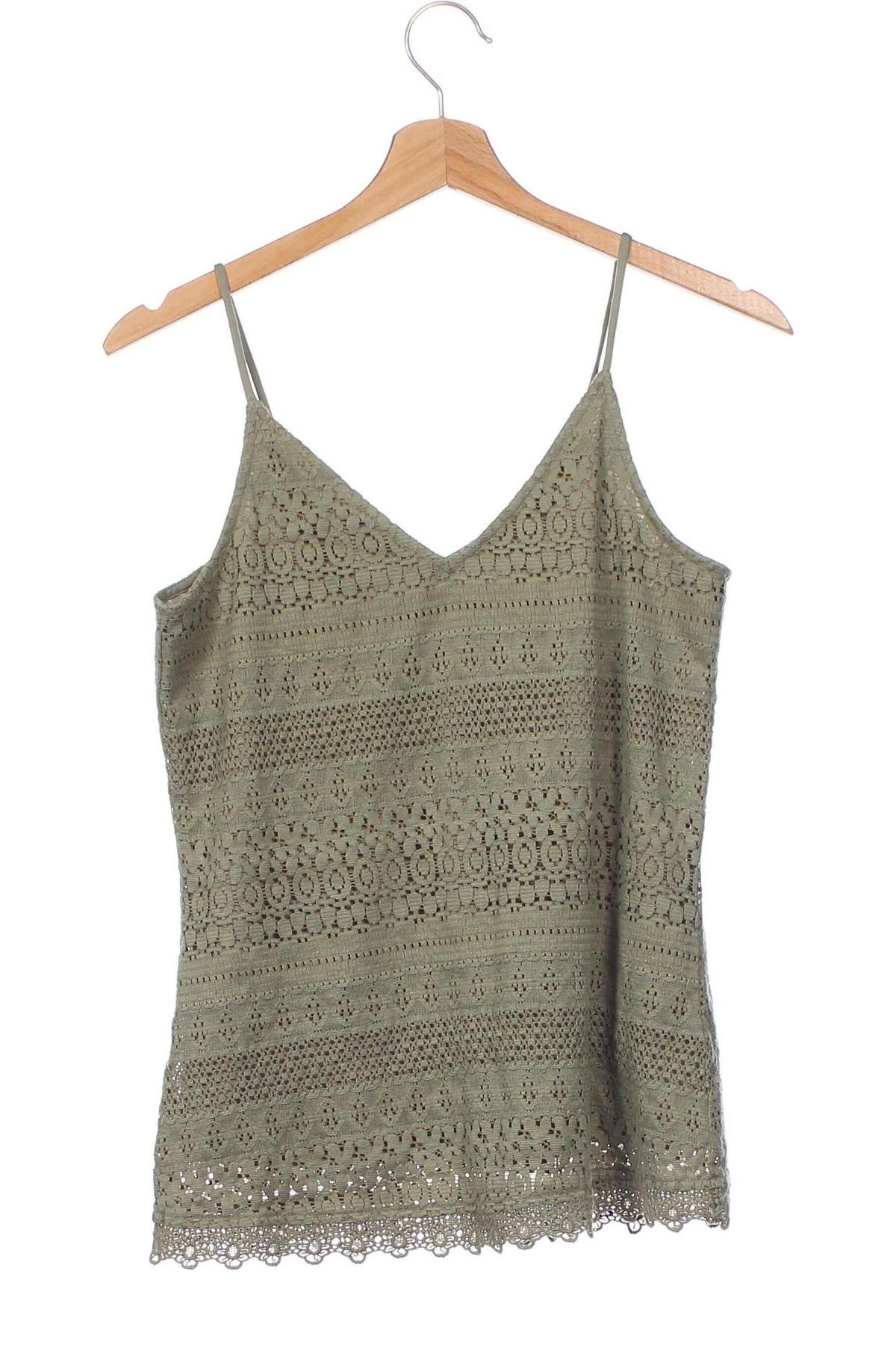 Γυναικείο αμάνικο μπλουζάκι Vero Moda, Μέγεθος XS, Χρώμα Πράσινο, Τιμή 17,10 €
