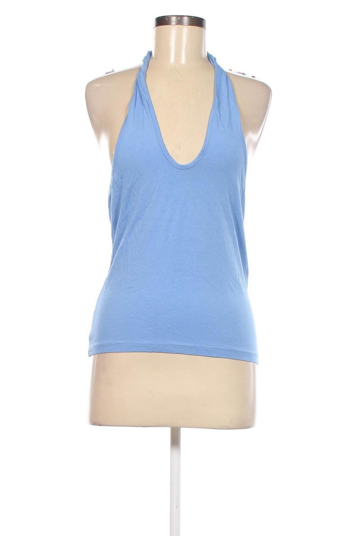 Γυναικείο αμάνικο μπλουζάκι Vero Moda, Μέγεθος L, Χρώμα Μπλέ, Τιμή 4,50 €