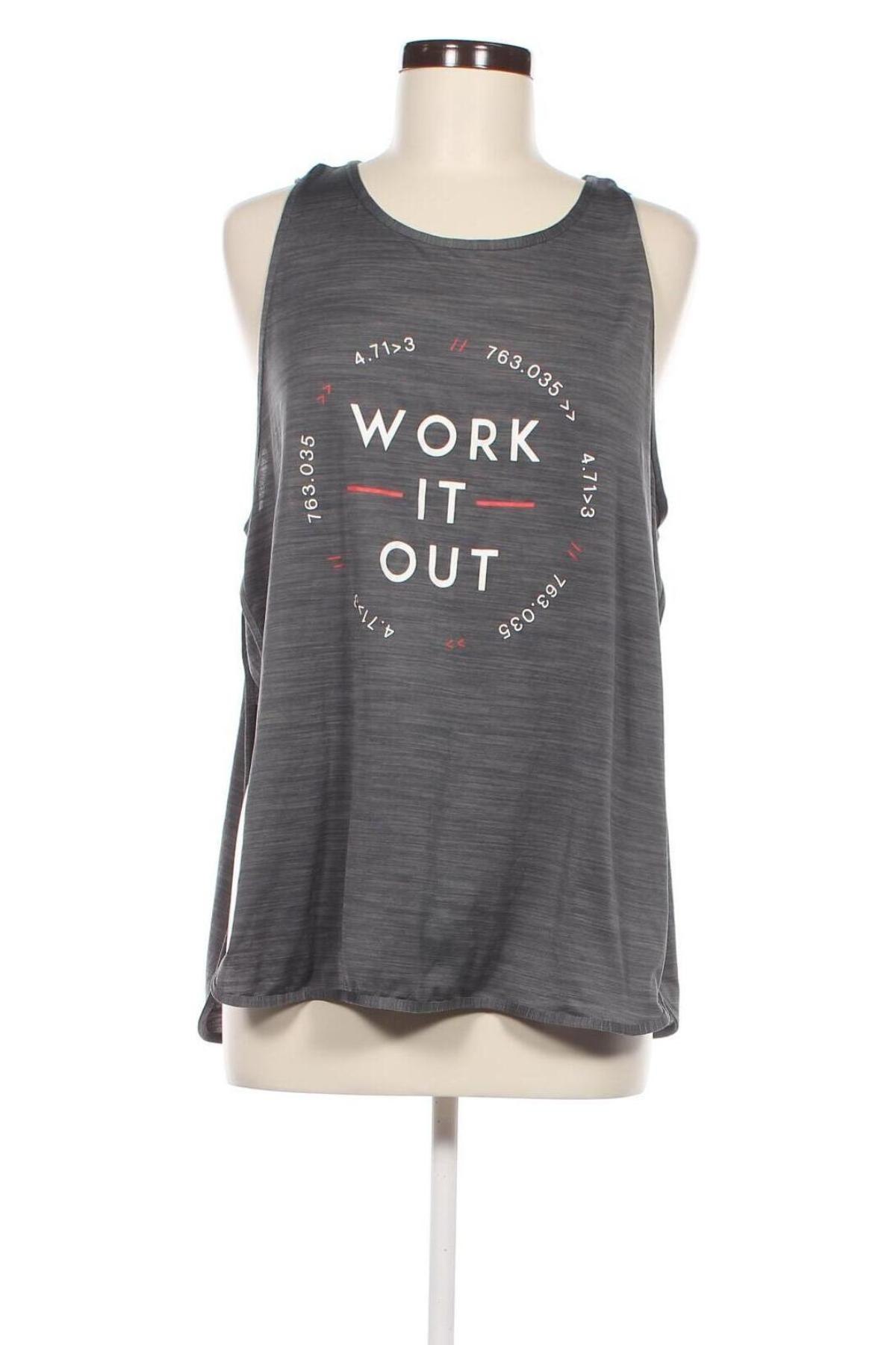 Damentop Work Out, Größe XL, Farbe Grau, Preis € 4,71