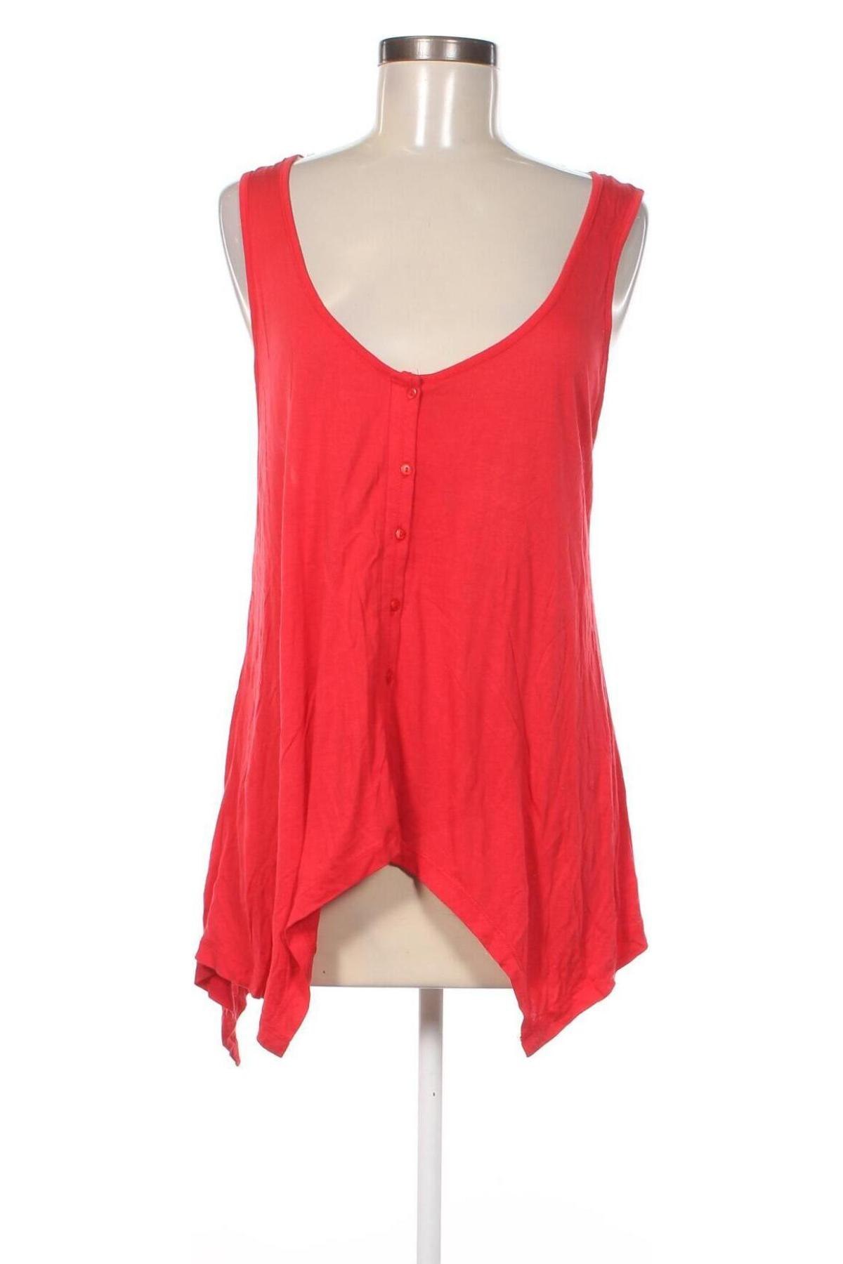 Γυναικείο αμάνικο μπλουζάκι Yessica, Μέγεθος L, Χρώμα Κόκκινο, Τιμή 3,99 €