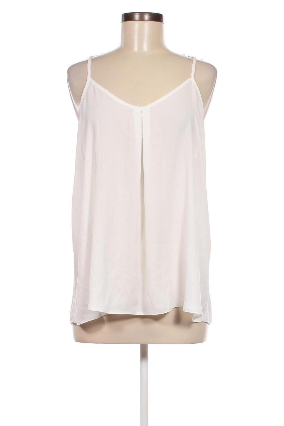 Γυναικείο αμάνικο μπλουζάκι Yessica, Μέγεθος XL, Χρώμα Λευκό, Τιμή 3,94 €