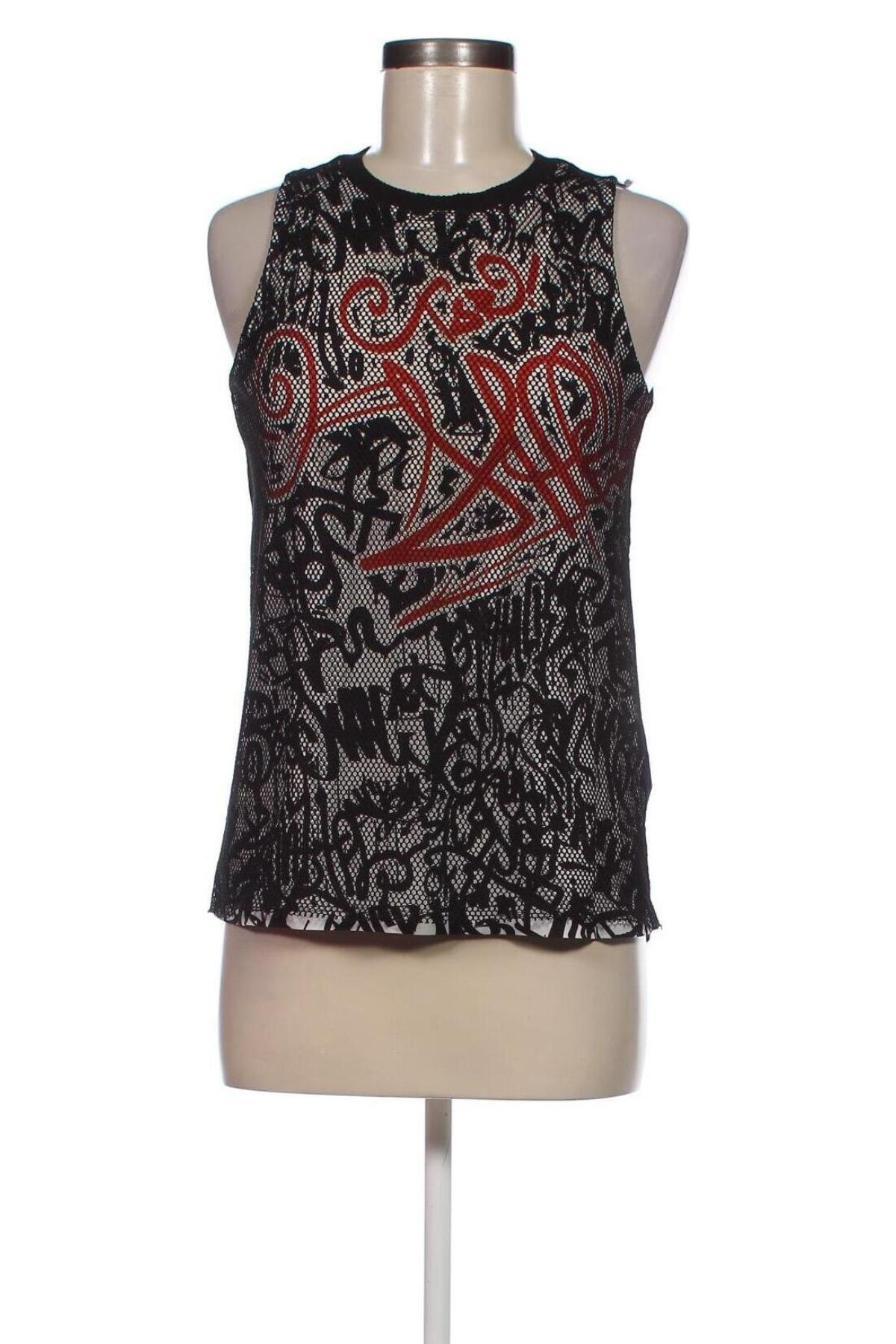 Γυναικείο αμάνικο μπλουζάκι Yfl Reserved, Μέγεθος S, Χρώμα Μαύρο, Τιμή 2,41 €