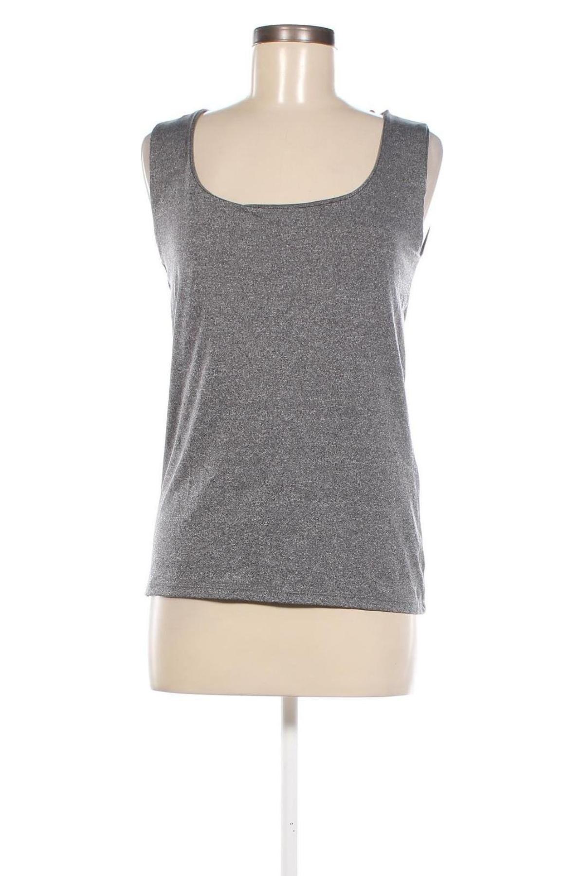 Γυναικείο αμάνικο μπλουζάκι Zara, Μέγεθος L, Χρώμα Γκρί, Τιμή 3,33 €