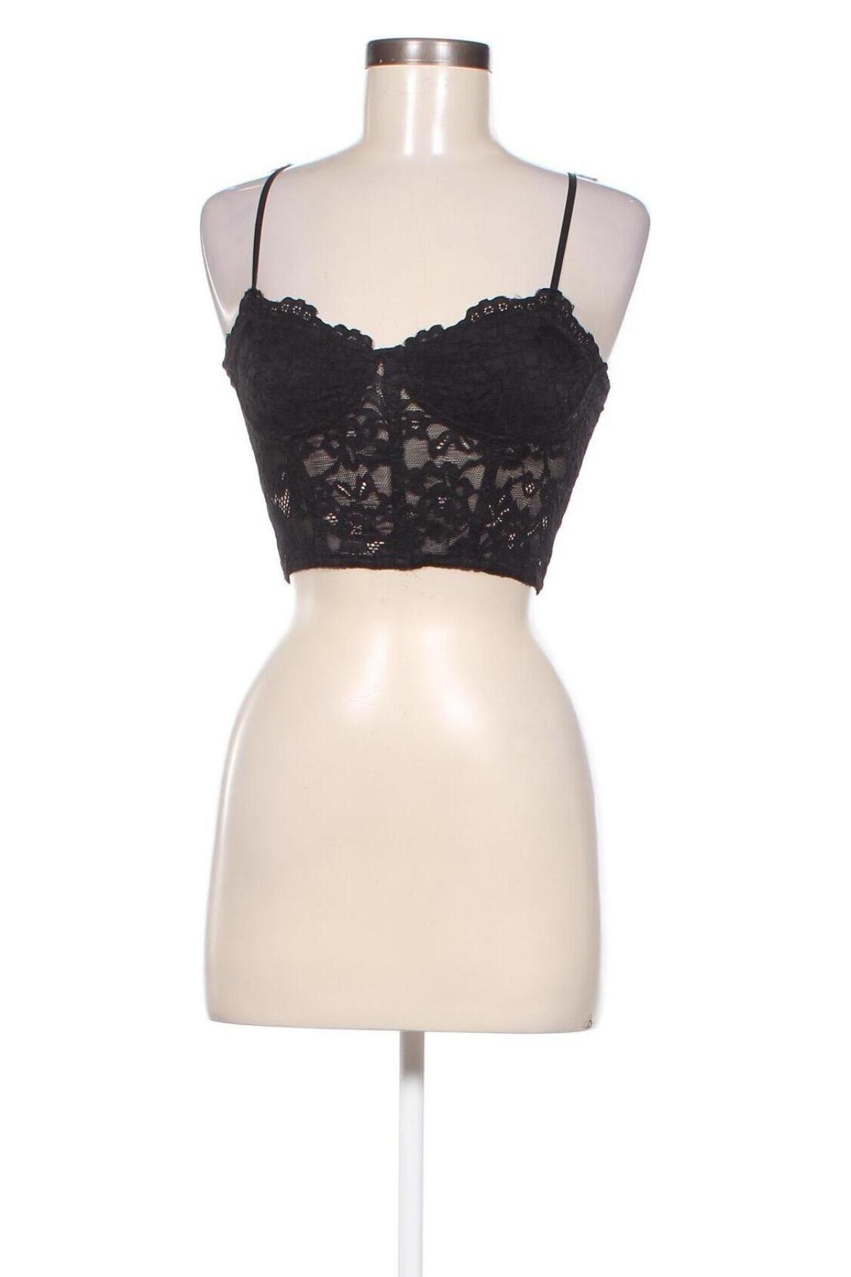 Γυναικείο αμάνικο μπλουζάκι Zara, Μέγεθος M, Χρώμα Μαύρο, Τιμή 14,85 €