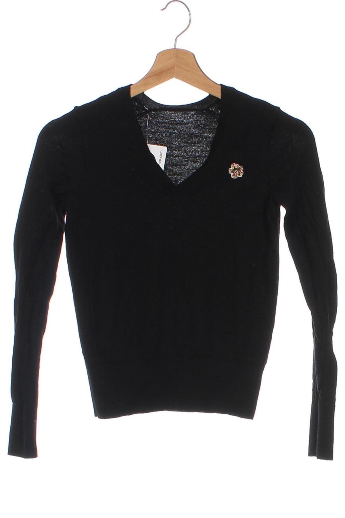 Дамски пуловер, Размер XS, Цвят Черен, Цена 15,66 лв.