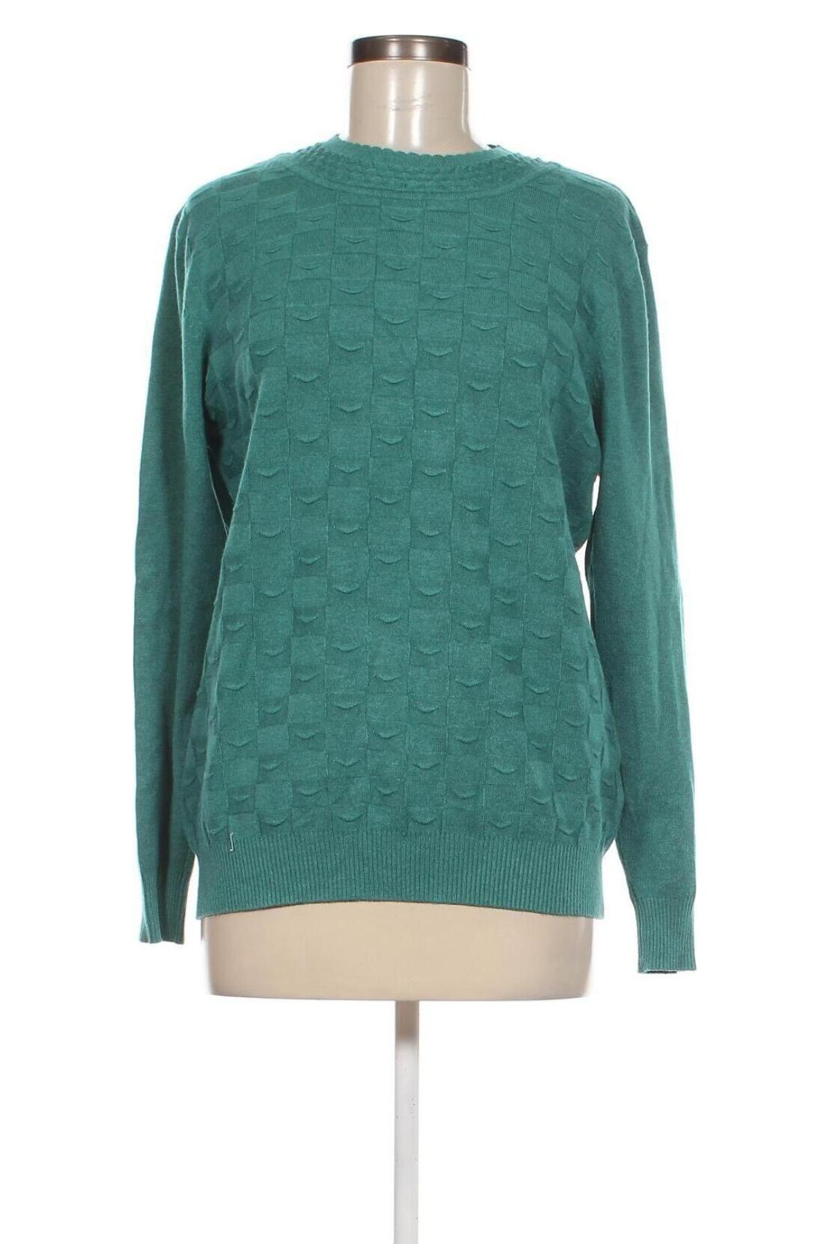 Дамски пуловер, Размер L, Цвят Зелен, Цена 30,00 лв.