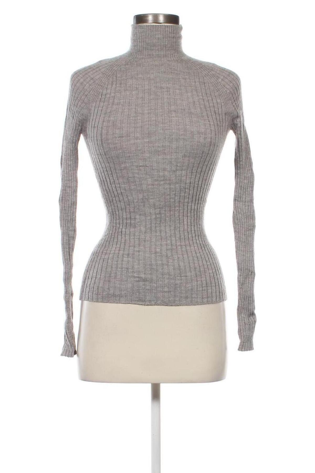 Дамски пуловер Uniqlo, Размер M, Цвят Сив, Цена 18,86 лв.