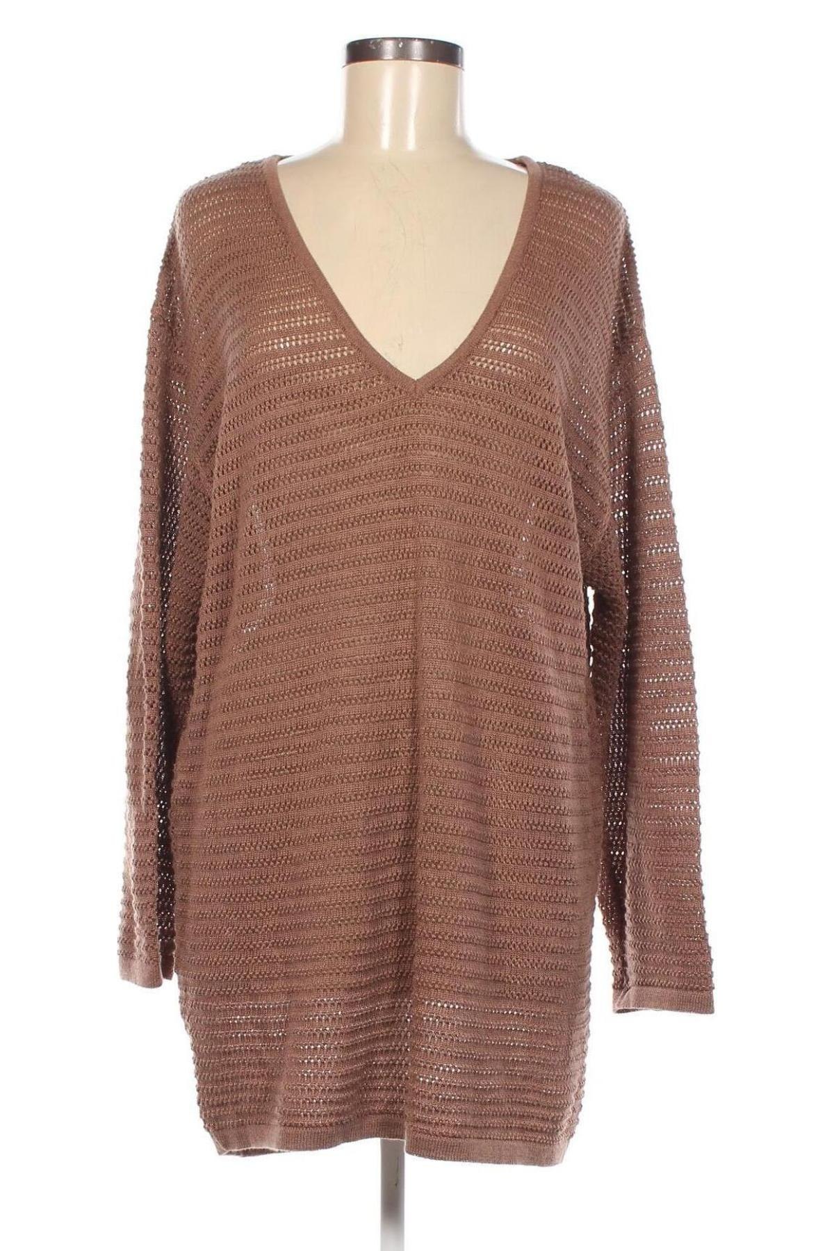 Γυναικείο πουλόβερ, Μέγεθος XL, Χρώμα Καφέ, Τιμή 8,07 €