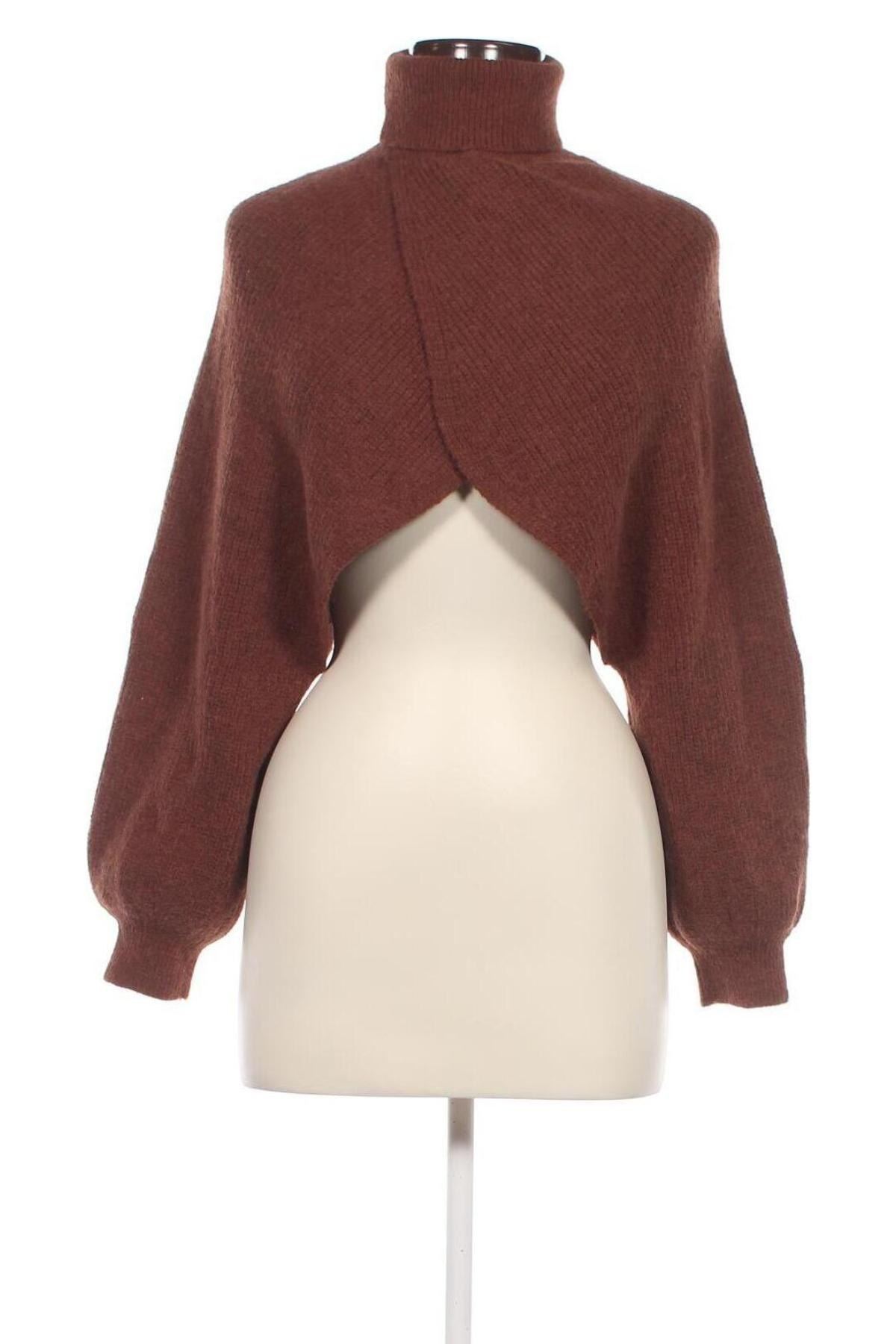 Дамски пуловер, Размер M, Цвят Кафяв, Цена 15,08 лв.