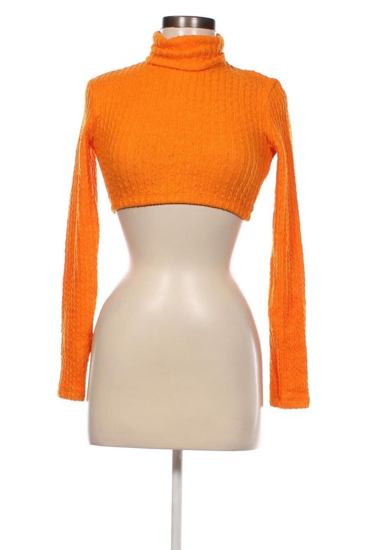 Damenpullover Bershka, Größe S, Farbe Orange, Preis 7,49 €