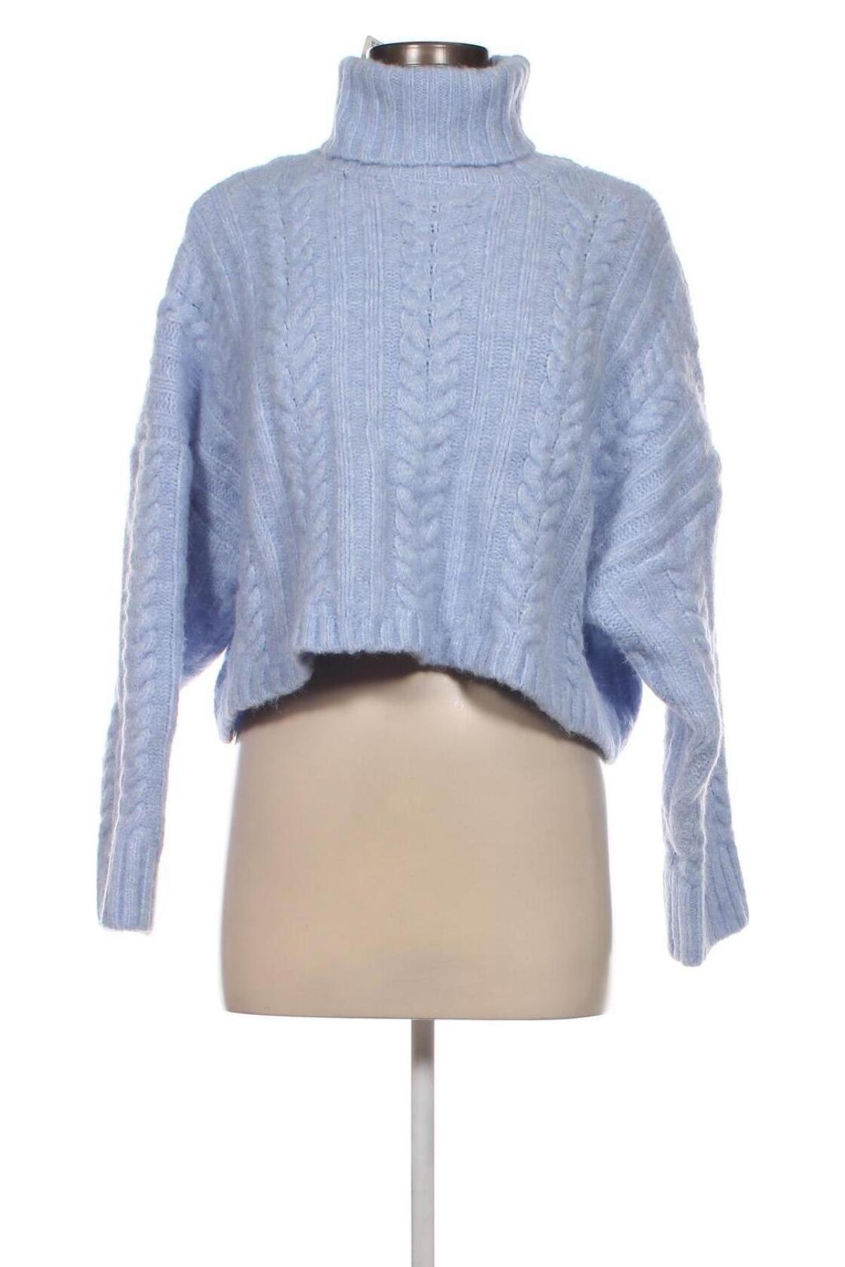 Damenpullover Bershka, Größe M, Farbe Blau, Preis € 9,89