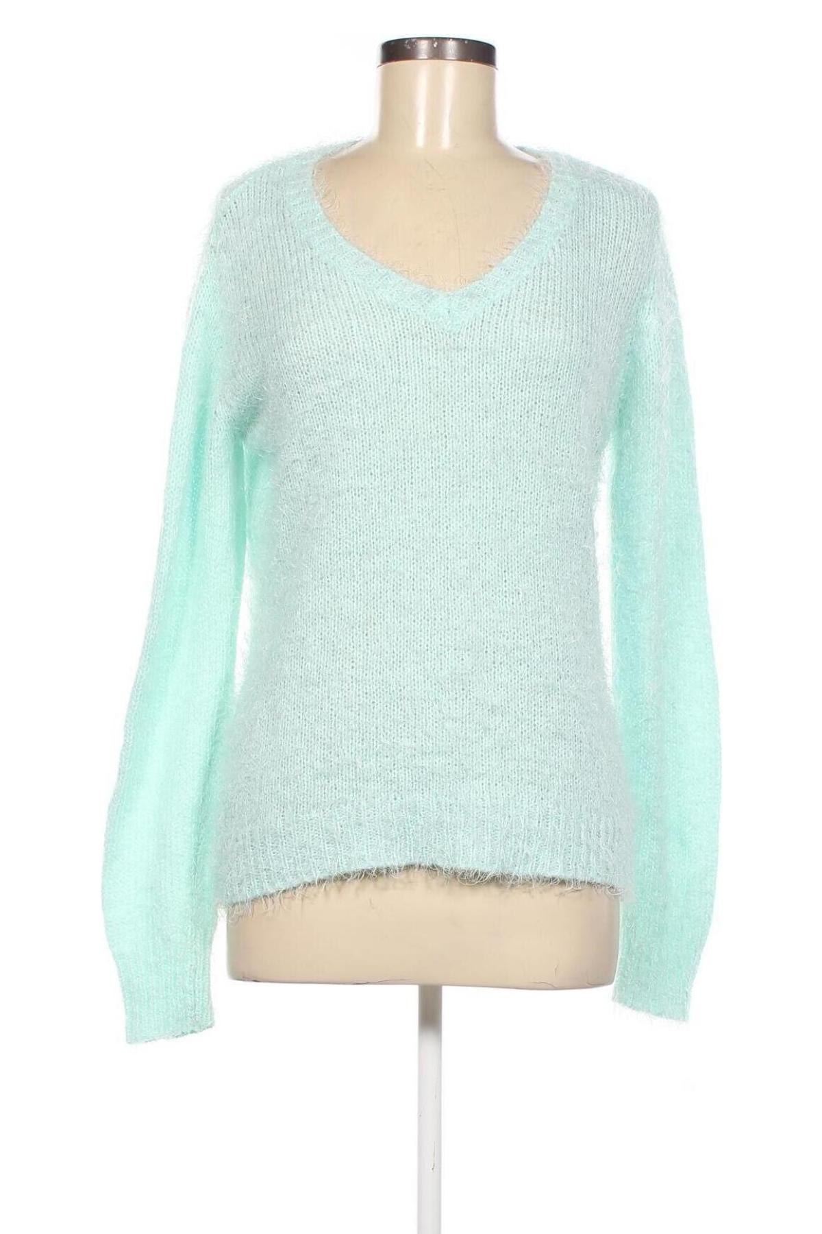 Дамски пуловер Bpc Bonprix Collection, Размер S, Цвят Син, Цена 14,21 лв.