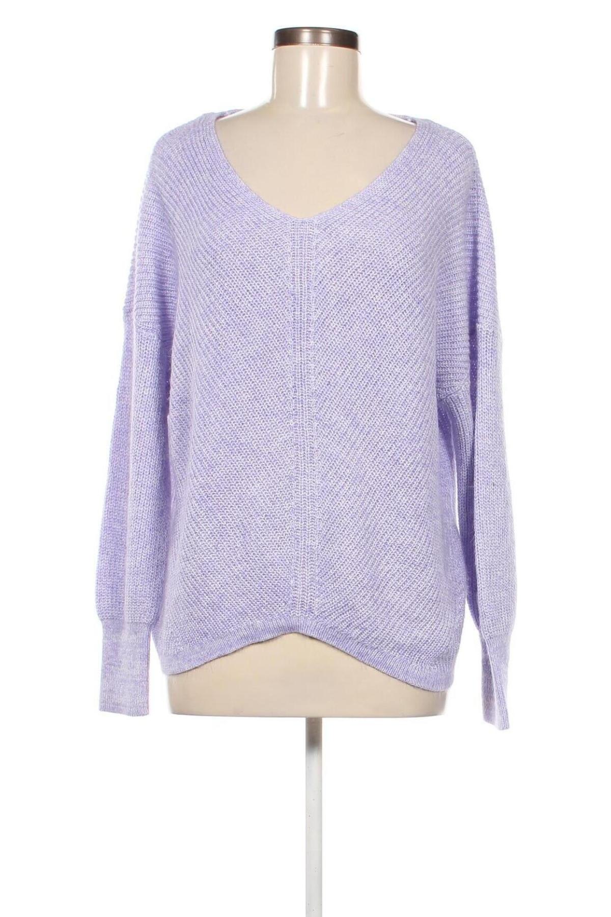 Дамски пуловер C&A, Размер XL, Цвят Лилав, Цена 16,24 лв.