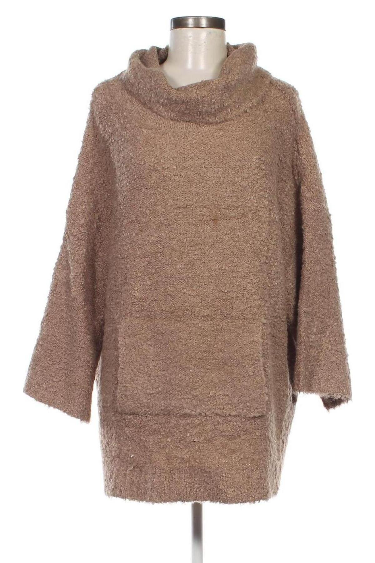 Дамски пуловер C&A, Размер M, Цвят Бежов, Цена 13,34 лв.