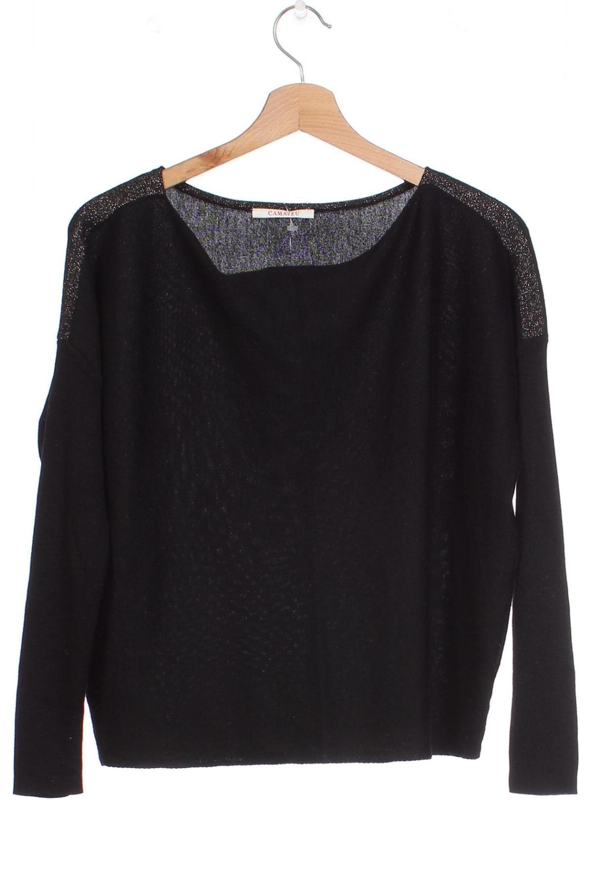 Γυναικείο πουλόβερ Camaieu, Μέγεθος XS, Χρώμα Μαύρο, Τιμή 8,01 €